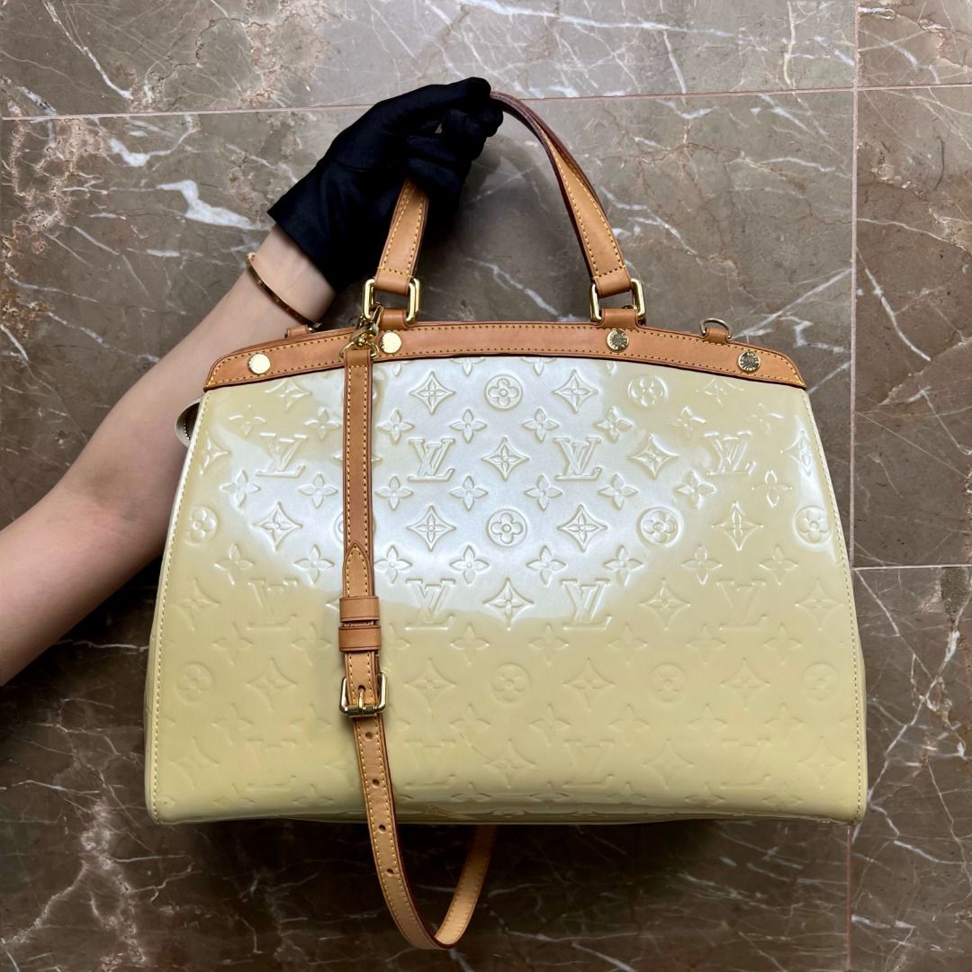 LV Brea Beige PM Patent Leather - Luxury Evermore