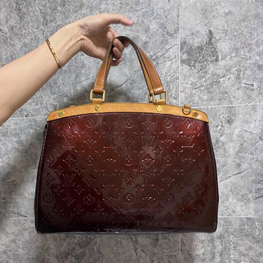 LV Brea Patent Leather Rouge GM Patent Leather - Luxury Evermore