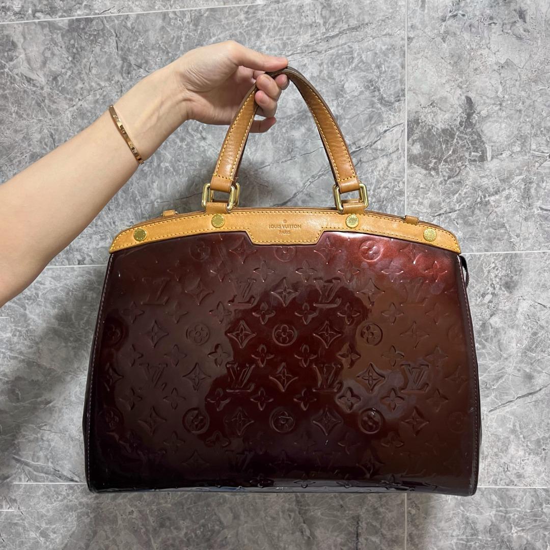 LV Brea Patent Leather Rouge GM Patent Leather - Luxury Evermore