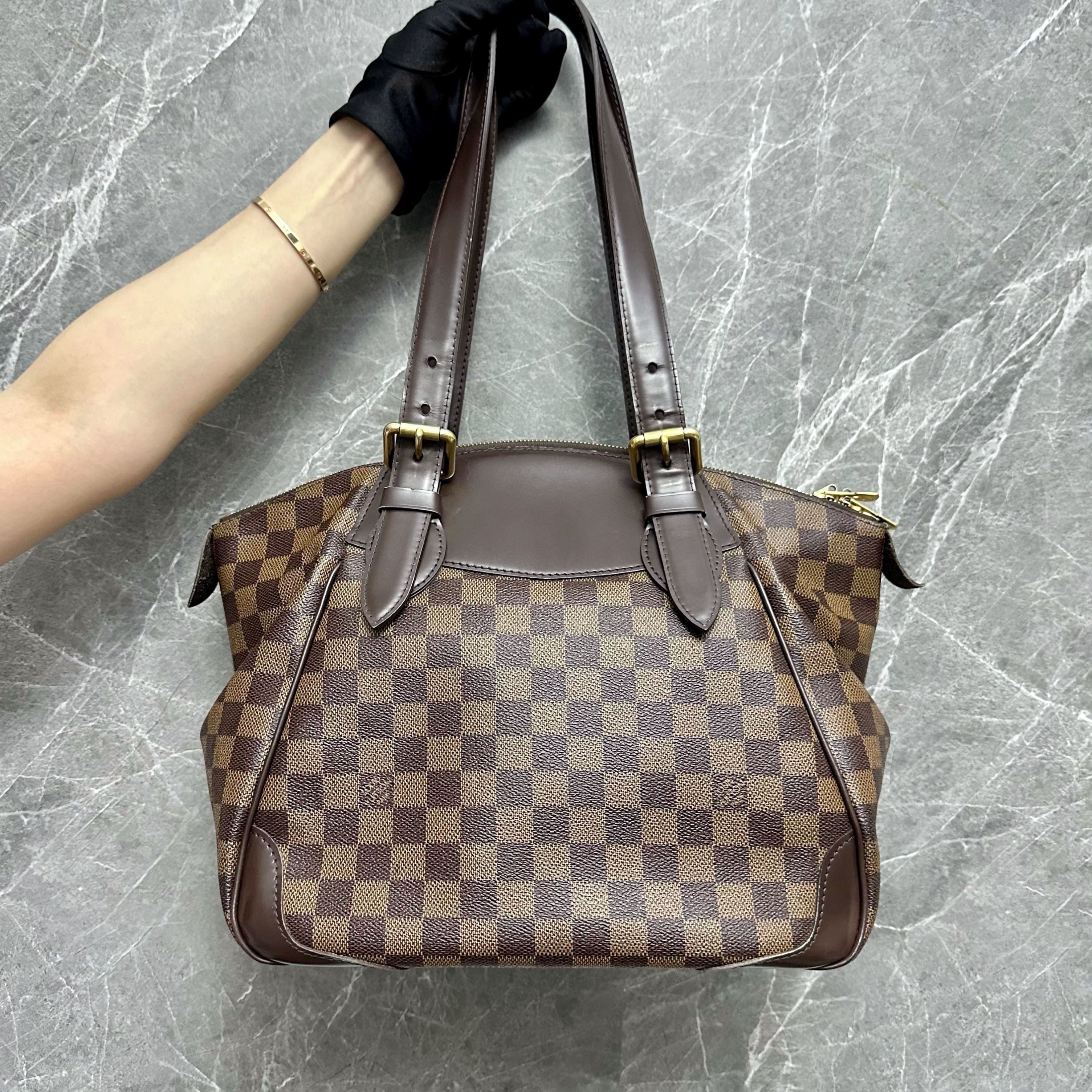 LV Ebene Verona PM Damier Shoulder Bag - Luxury Evermore