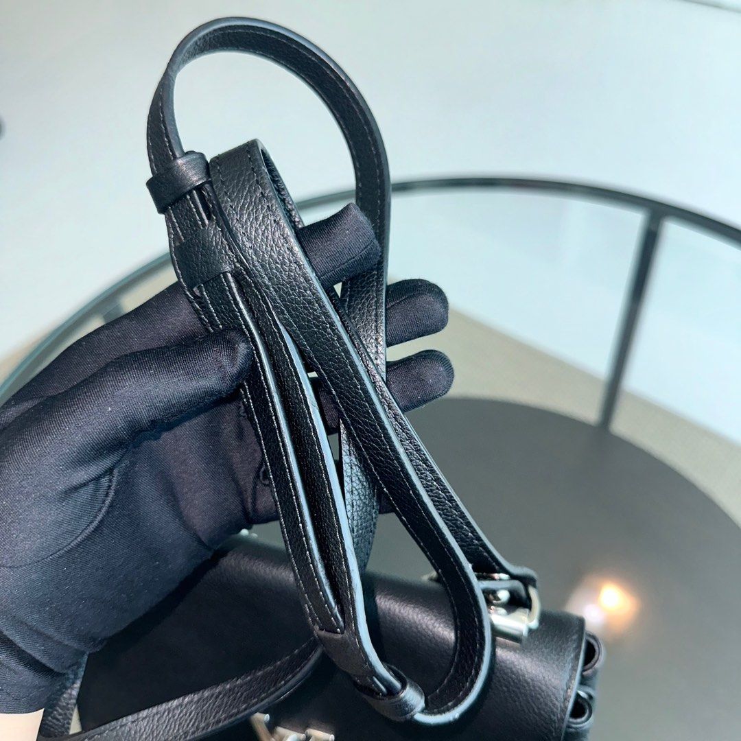 LV Lockme II Calfskin Crossbody Black SHW - Luxury Evermore