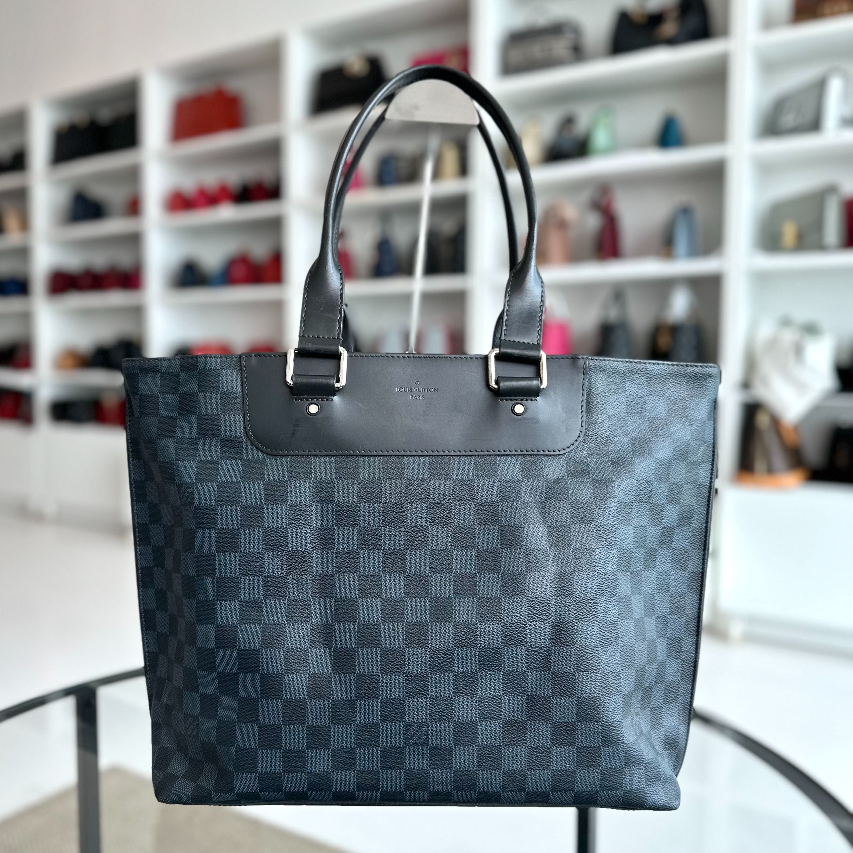 LV Louis Vuitton Cabas Voyage Damier Shoulder Tote Bag - Luxury Evermore