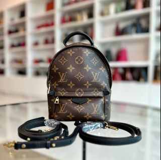 LV Louis Vuitton Palm Spring Mini Monogram Backpack - Luxury Evermore