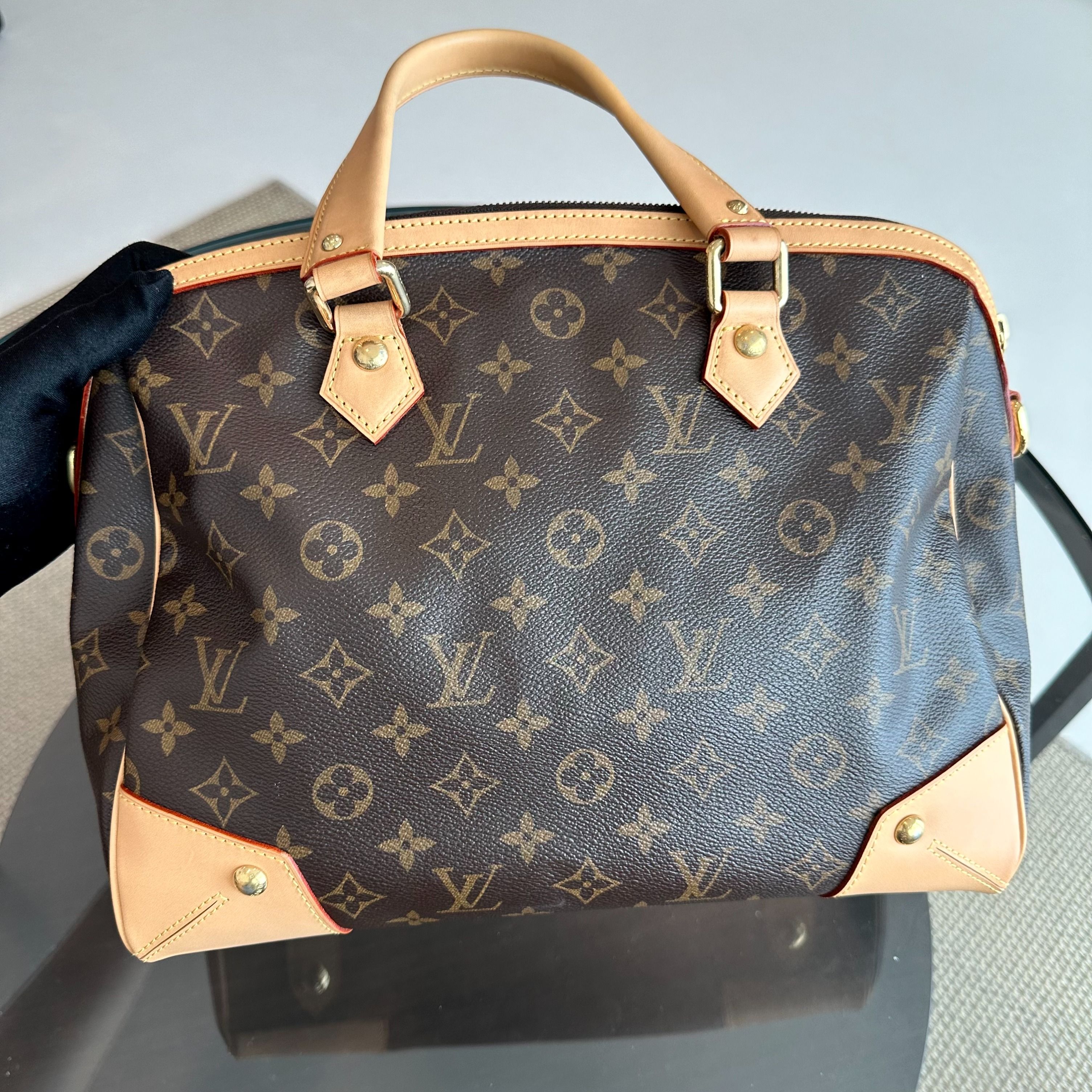 LV Louis Vuitton Retiro Monogram 2 Way Bag - Luxury Evermore