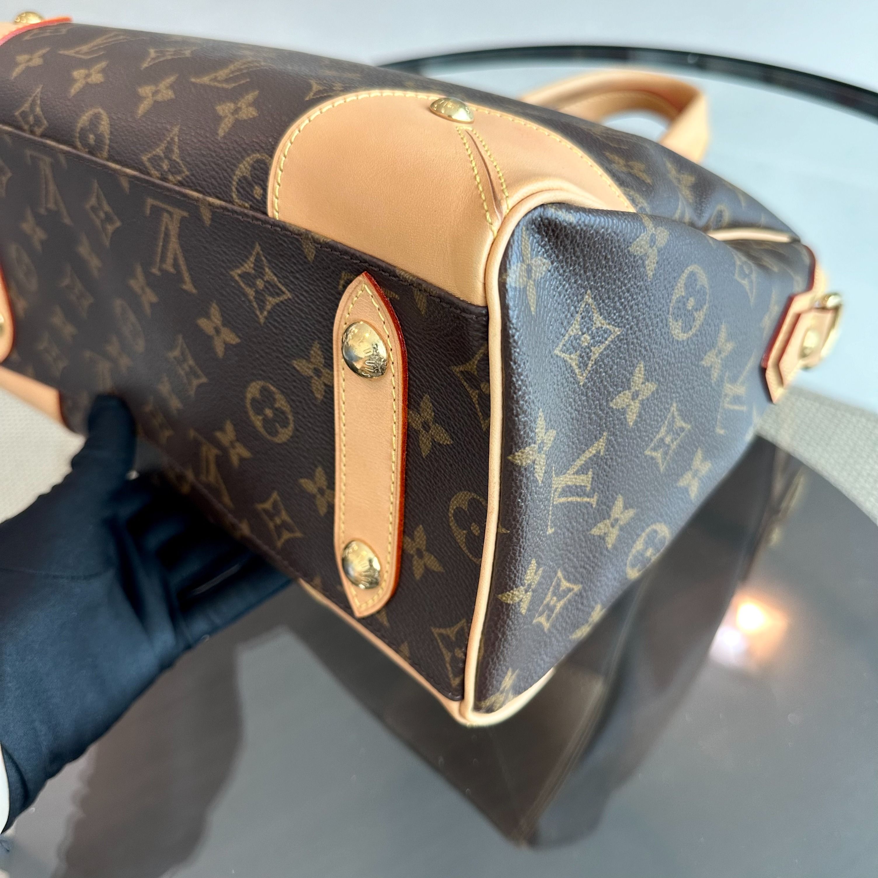 LV Louis Vuitton Retiro Monogram 2 Way Bag - Luxury Evermore