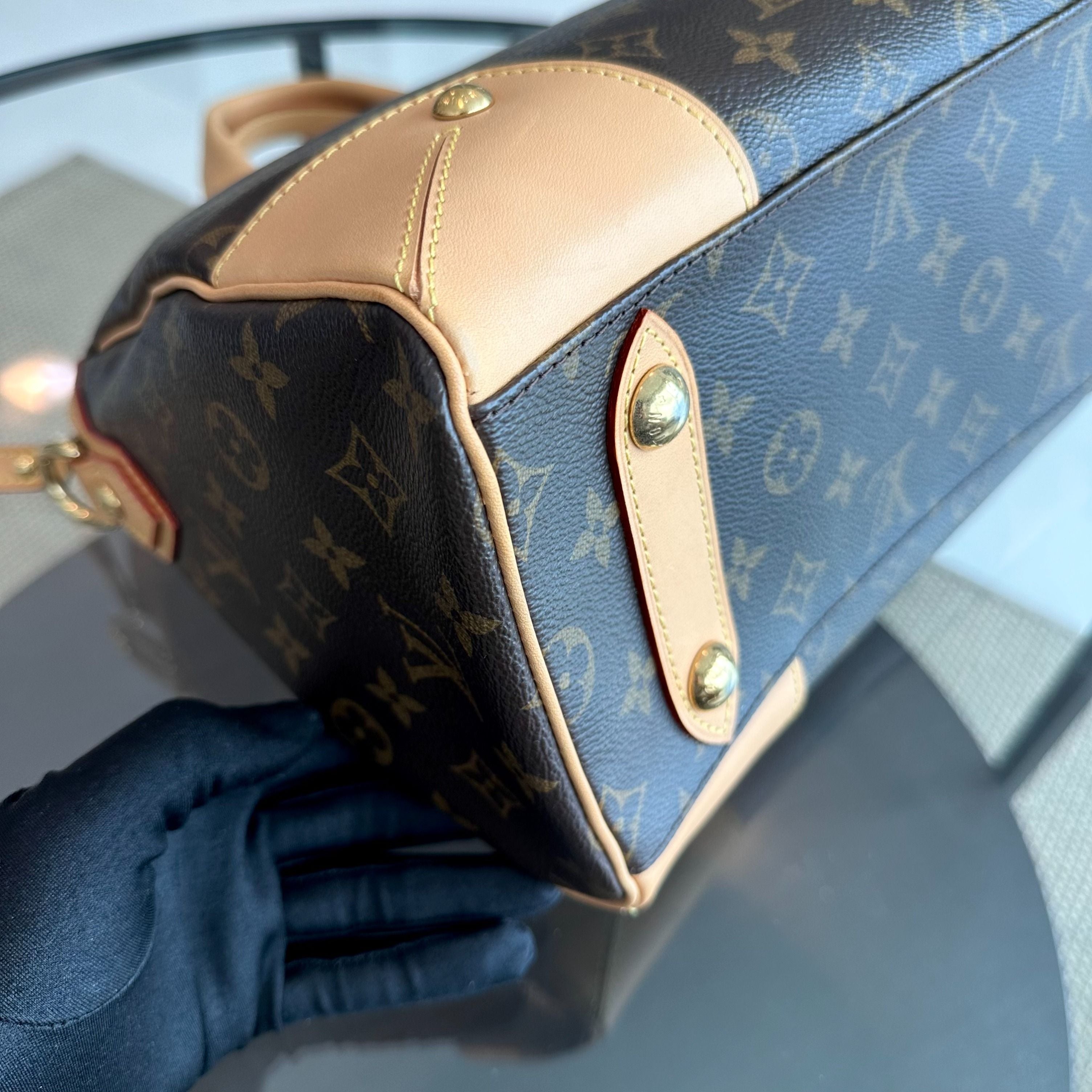 LV Louis Vuitton Retiro Monogram 2 Way Bag - Luxury Evermore