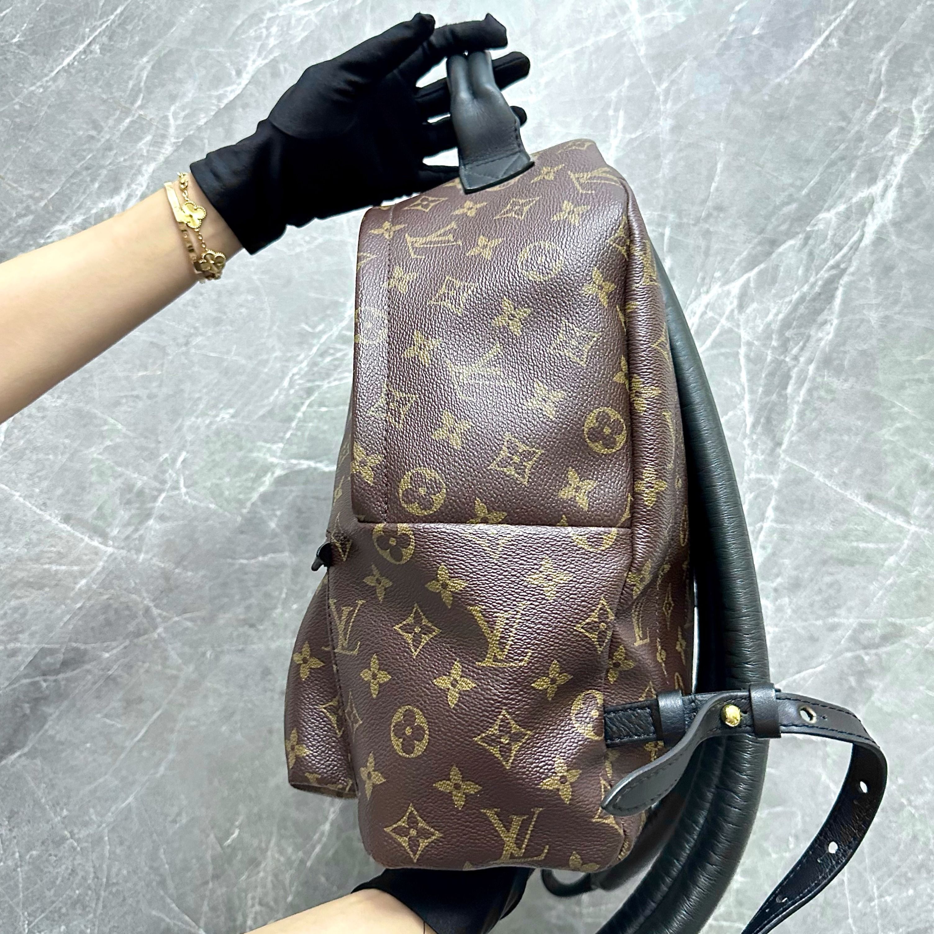 LV Monogram Palm Spring MM Backpack Louis Vuitton - Luxury Evermore