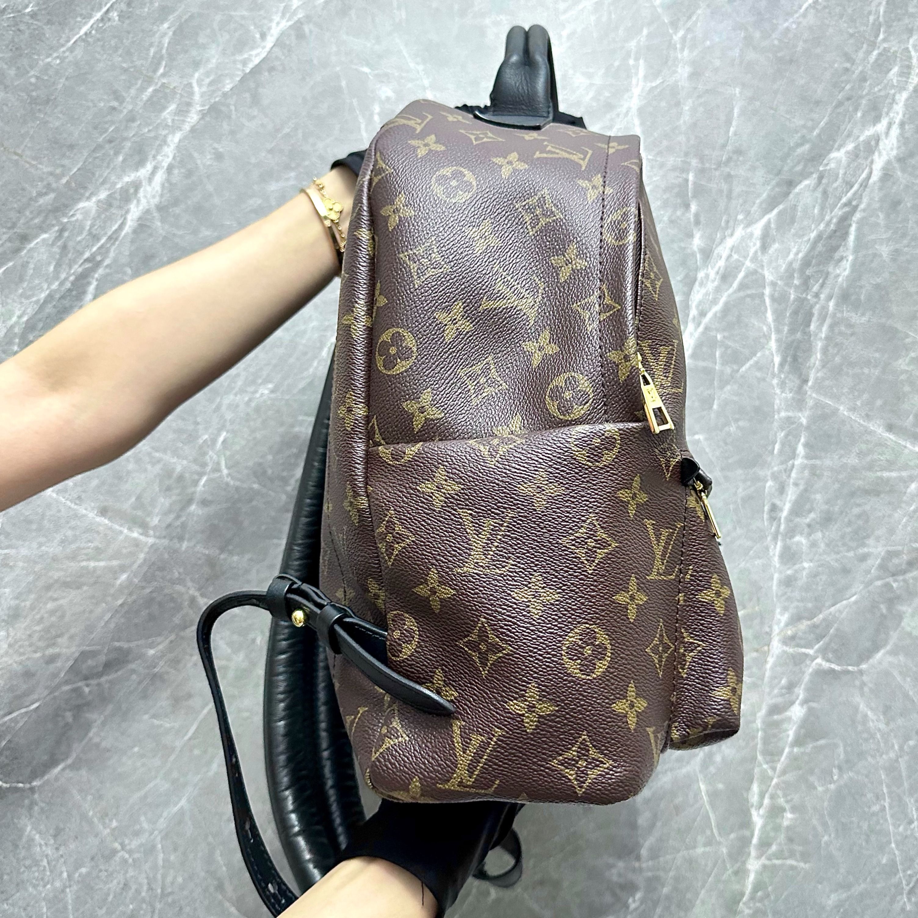 LV Monogram Palm Spring MM Backpack Louis Vuitton - Luxury Evermore