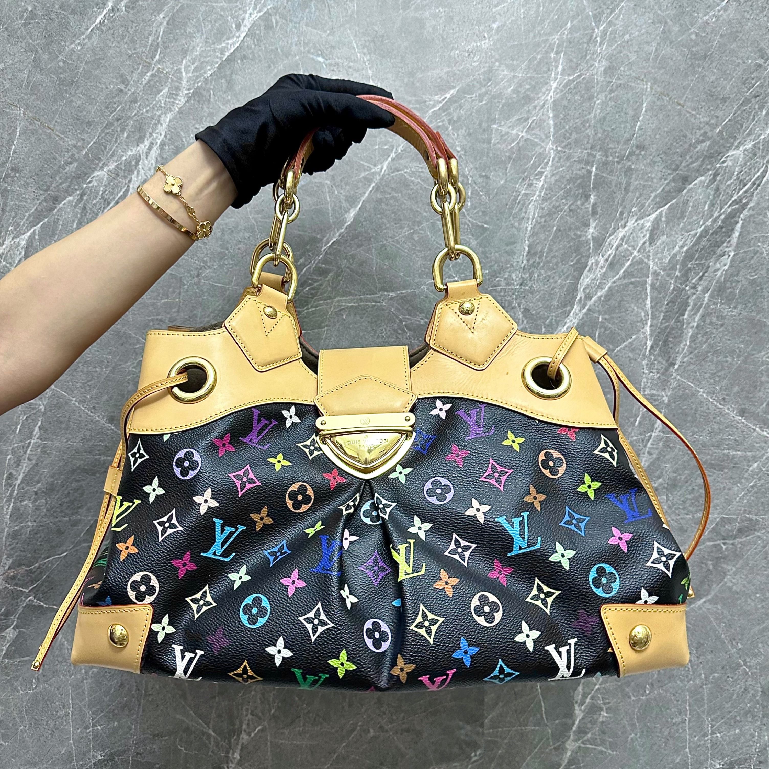 LV Multicolor Ursula Murakami Black Monogram Bag Louis Vuitton - Luxury Evermore