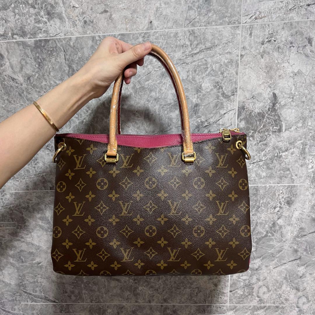 LV Pallas MM Monogram Leather Louis Vuitton - Luxury Evermore