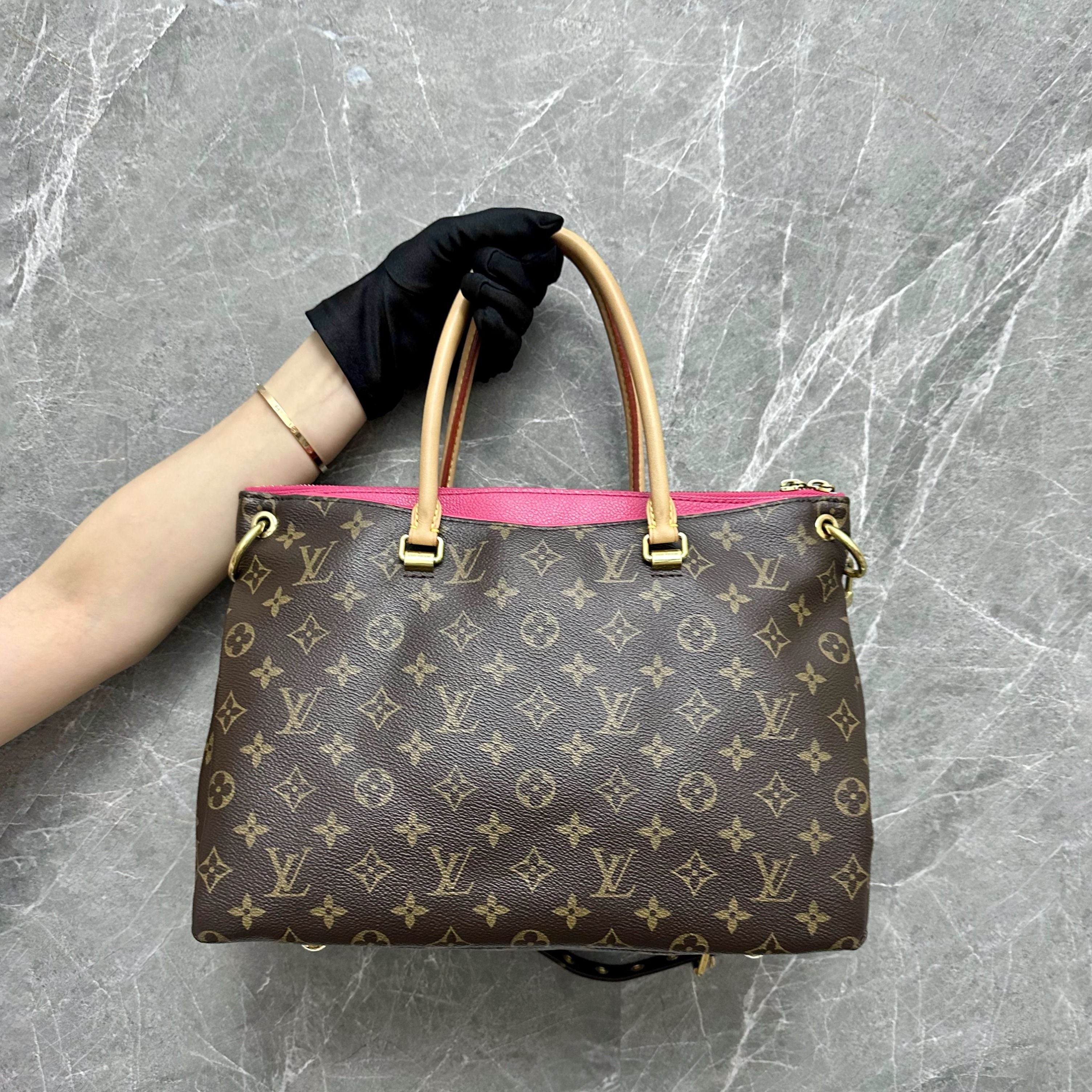 LV Pallas MM Monogram Pink Louis Vuitton - Luxury Evermore