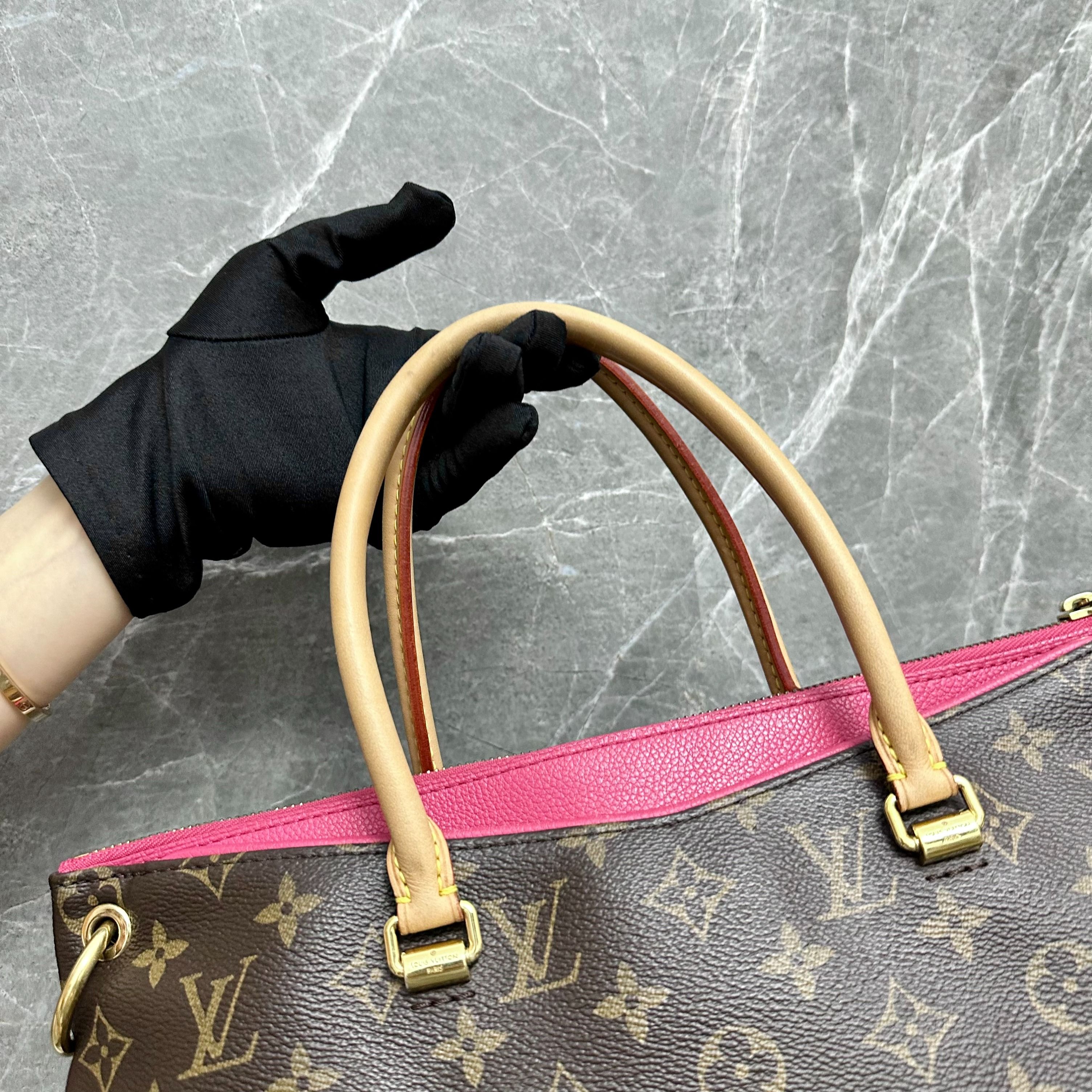 LV Pallas MM Monogram Pink Louis Vuitton - Luxury Evermore