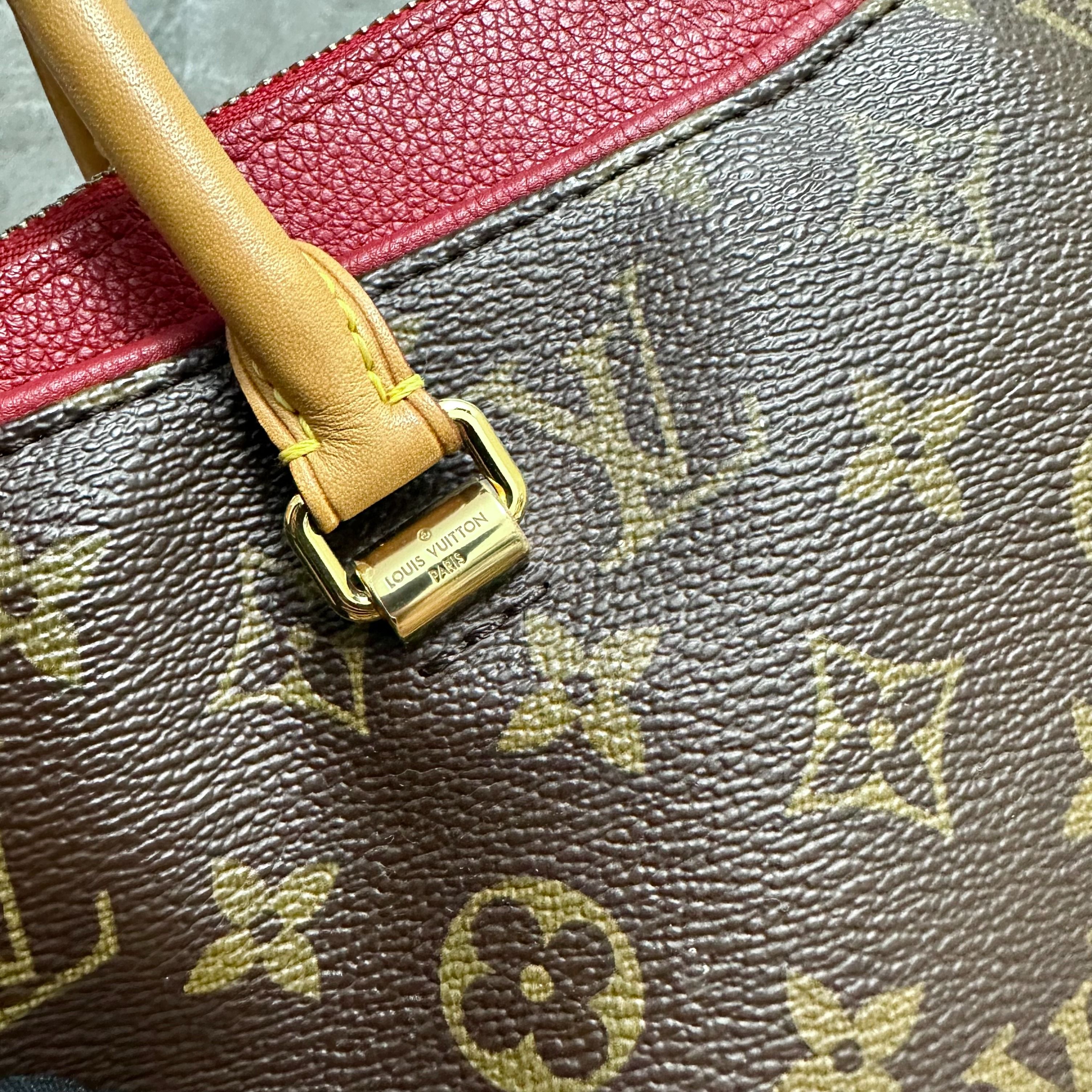 LV Pallas MM Monogram Red - Luxury Evermore