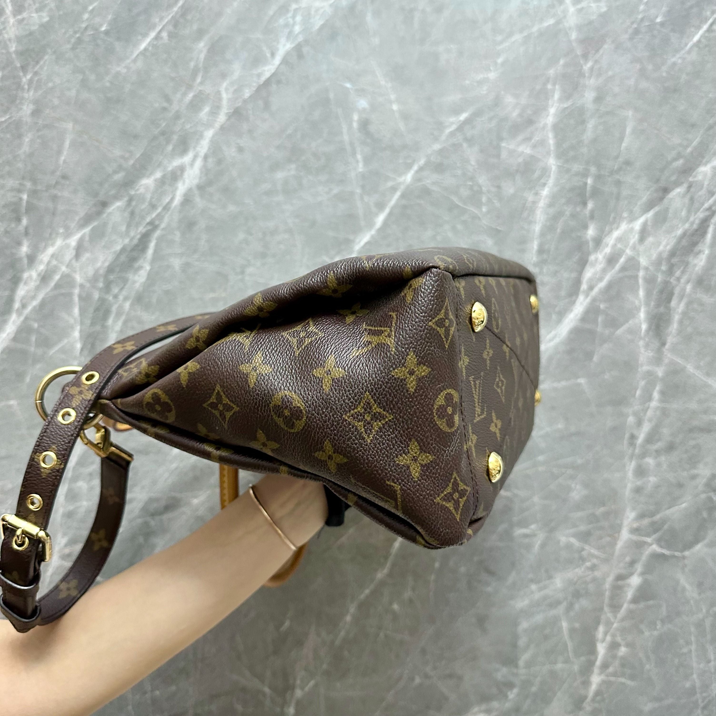 LV Pallas MM Monogram Red - Luxury Evermore