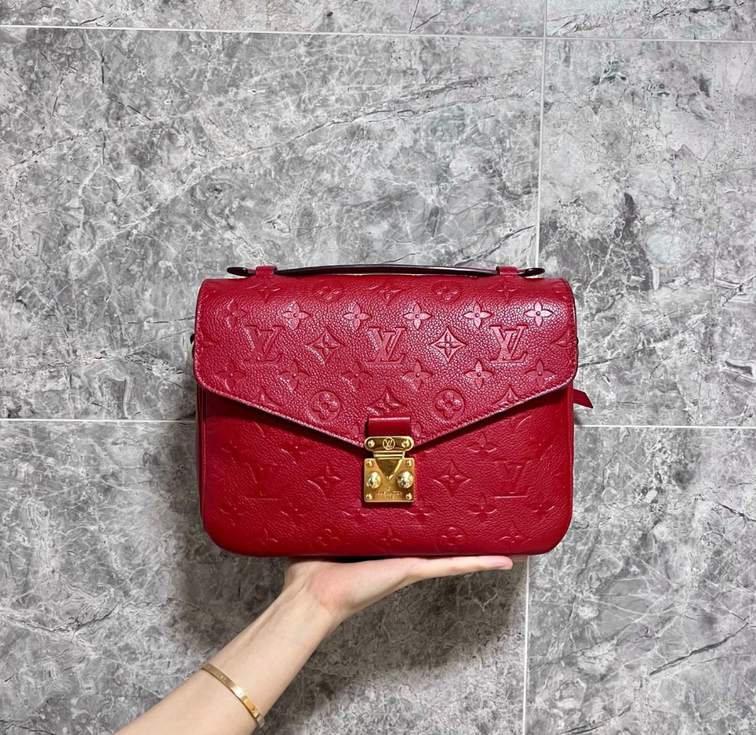 LV Pochette Metis Red Calfskin - Luxury Evermore