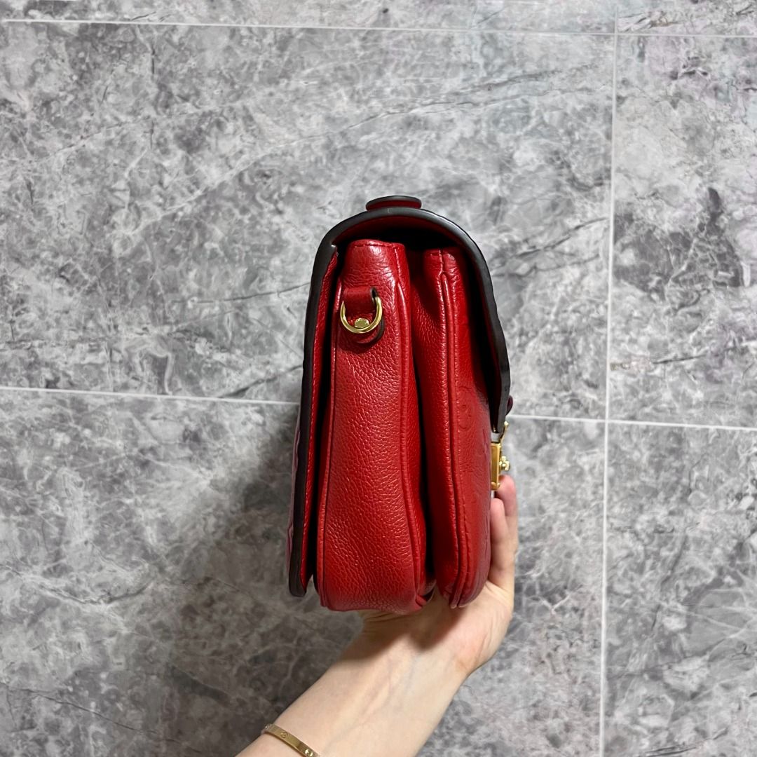 LV Pochette Metis Red Calfskin - Luxury Evermore