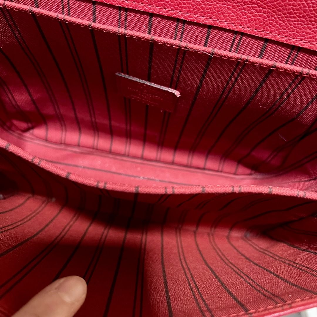 LV Pochette Metis Red Calfskin - Luxury Evermore