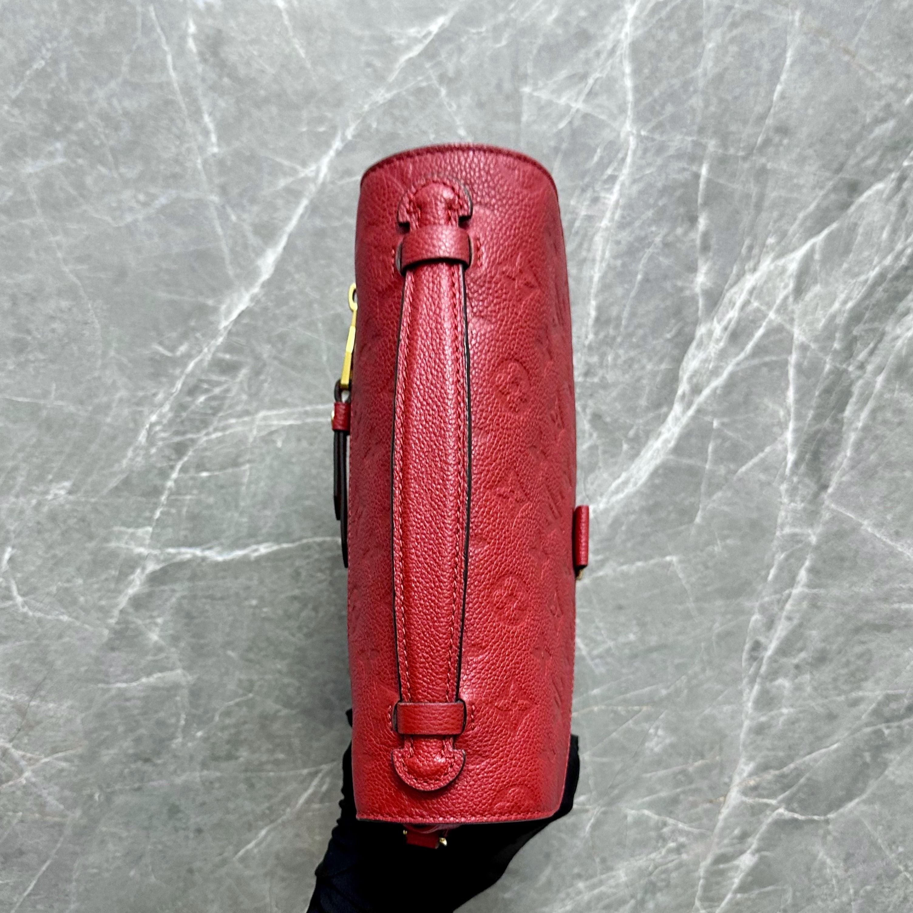 LV Pochette Metis Red Scarlet Calfskin - Luxury Evermore