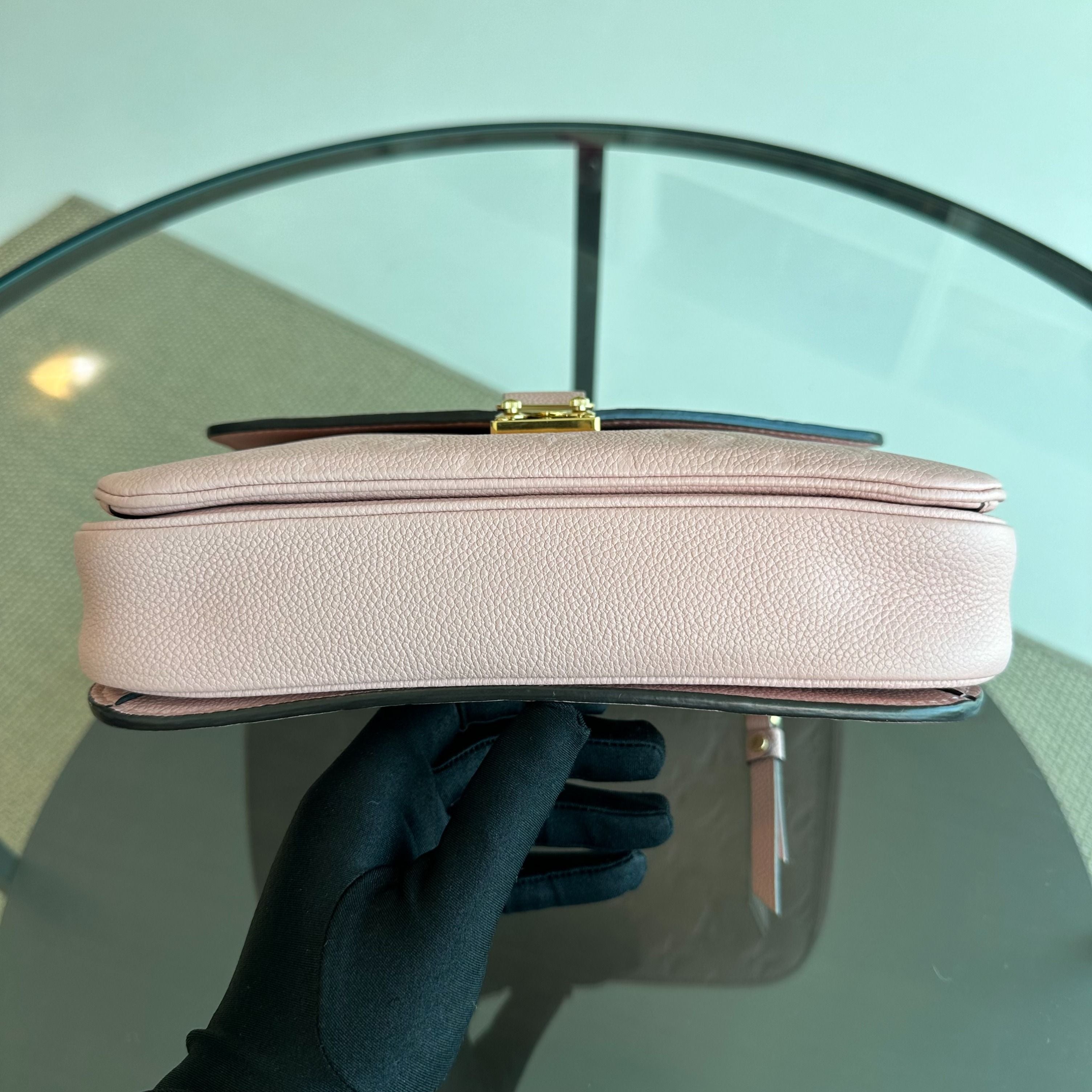 LV Pochette Metis Sakura Pink Calfskin GHW Louis Vuitton - Luxury Evermore