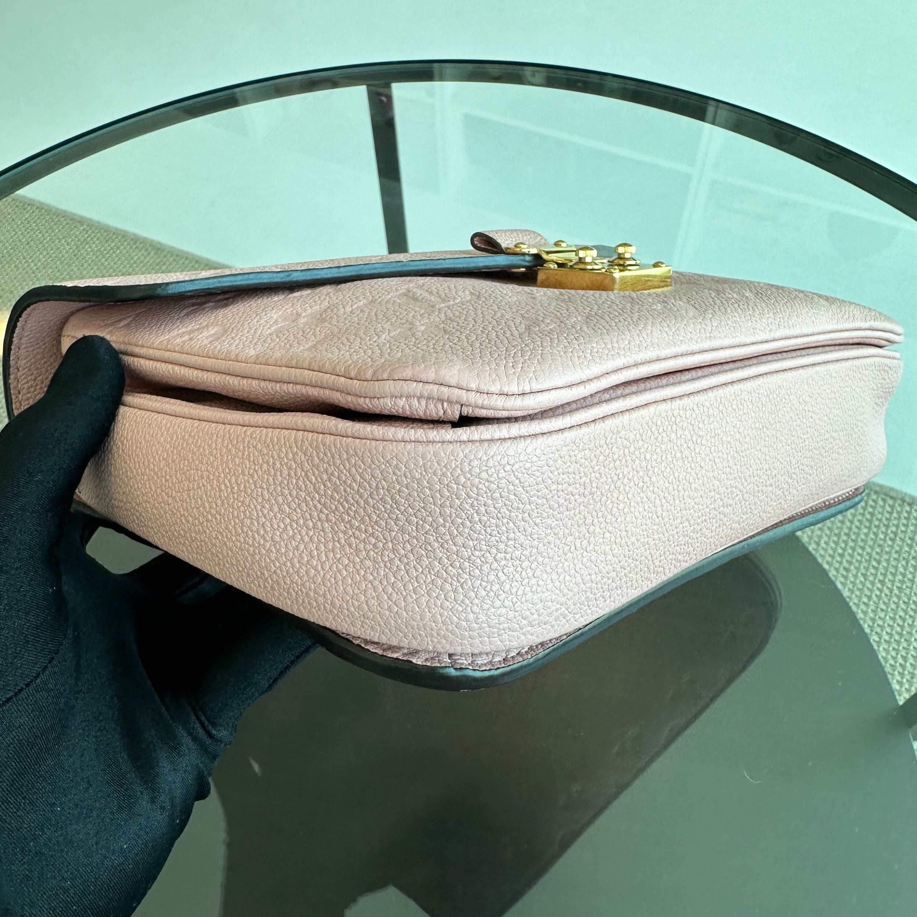 LV Pochette Metis Sakura Pink Calfskin GHW Louis Vuitton - Luxury Evermore