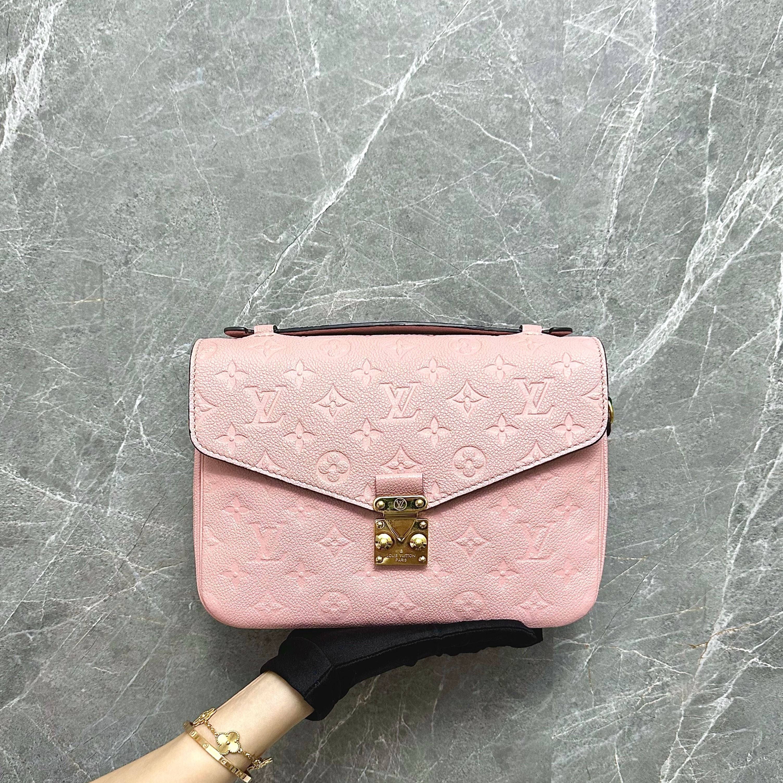 LV Pochette Metis Sakura Pink Calfskin GHW - Luxury Evermore