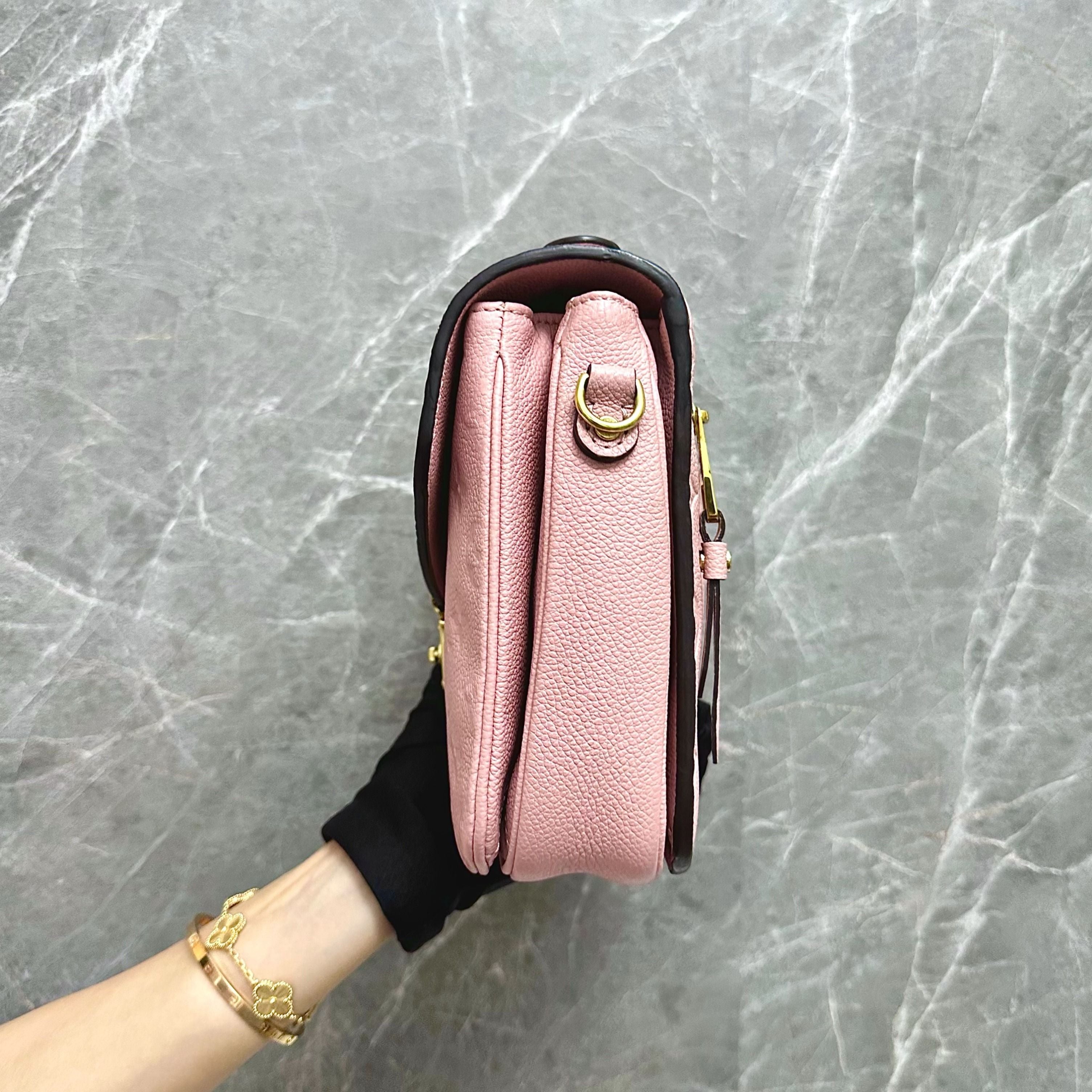 LV Pochette Metis Sakura Pink Calfskin GHW - Luxury Evermore