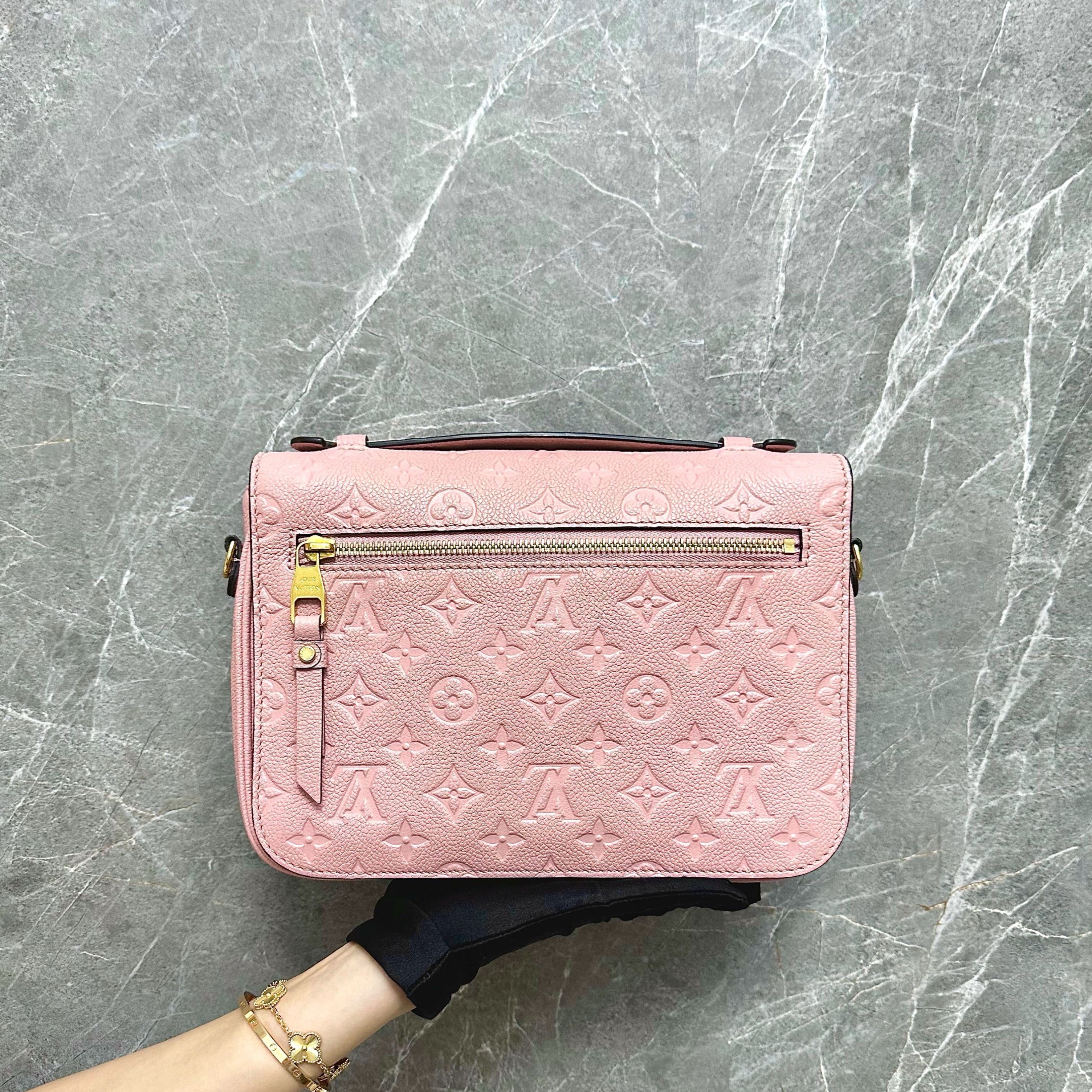 LV Pochette Metis Sakura Pink Calfskin GHW - Luxury Evermore