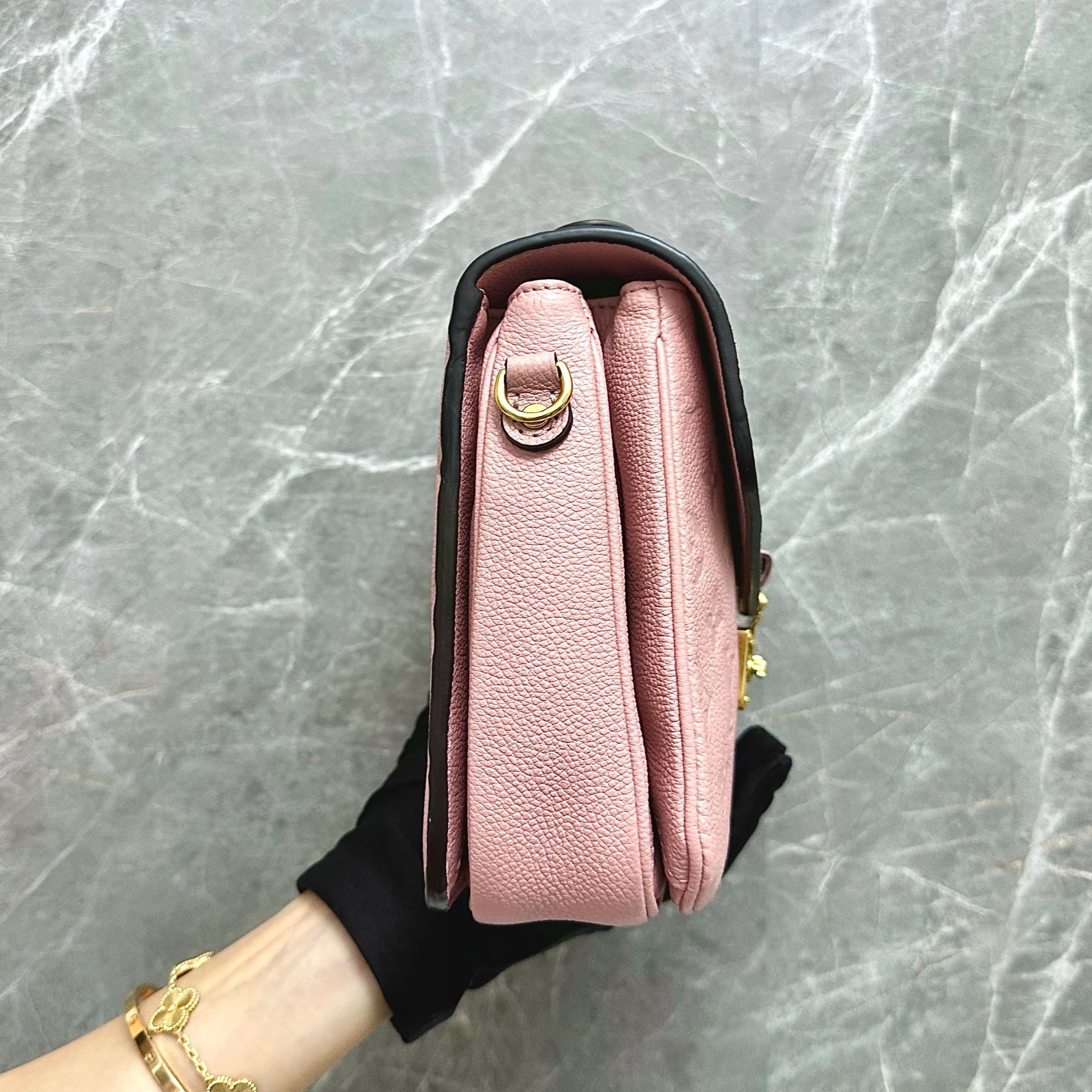 LV Pochette Metis Sakura Pink Calfskin GHW - Luxury Evermore