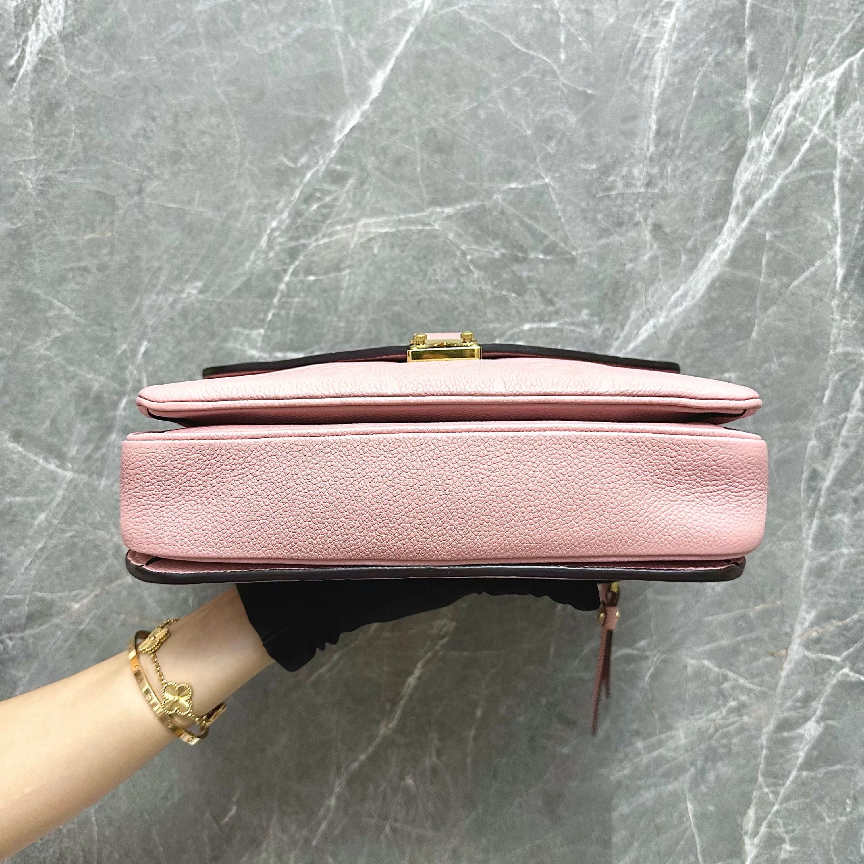 LV Pochette Metis Sakura Pink Calfskin GHW - Luxury Evermore