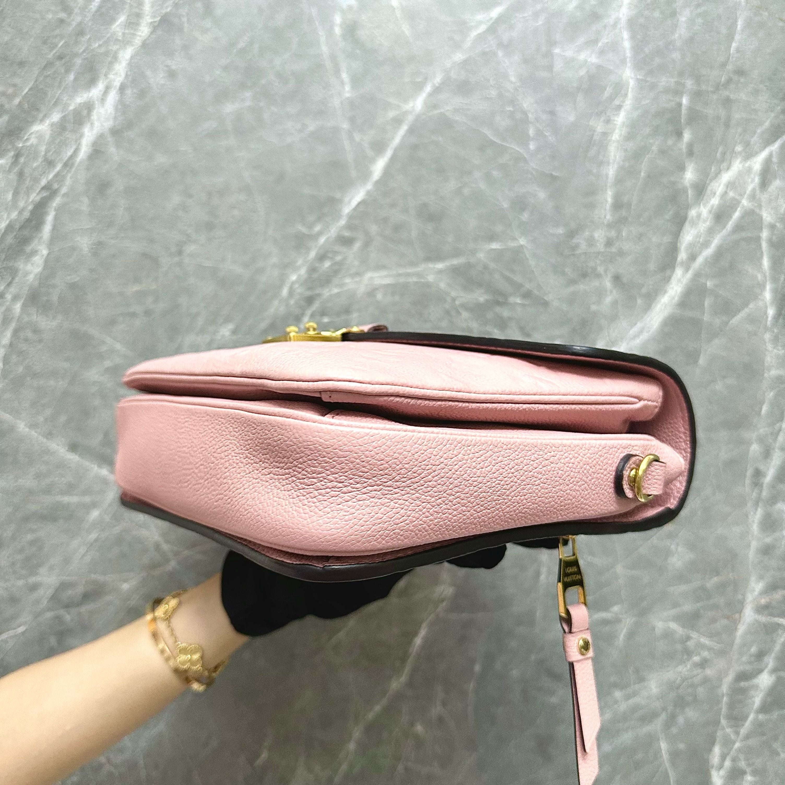 LV Pochette Metis Sakura Pink Calfskin GHW - Luxury Evermore