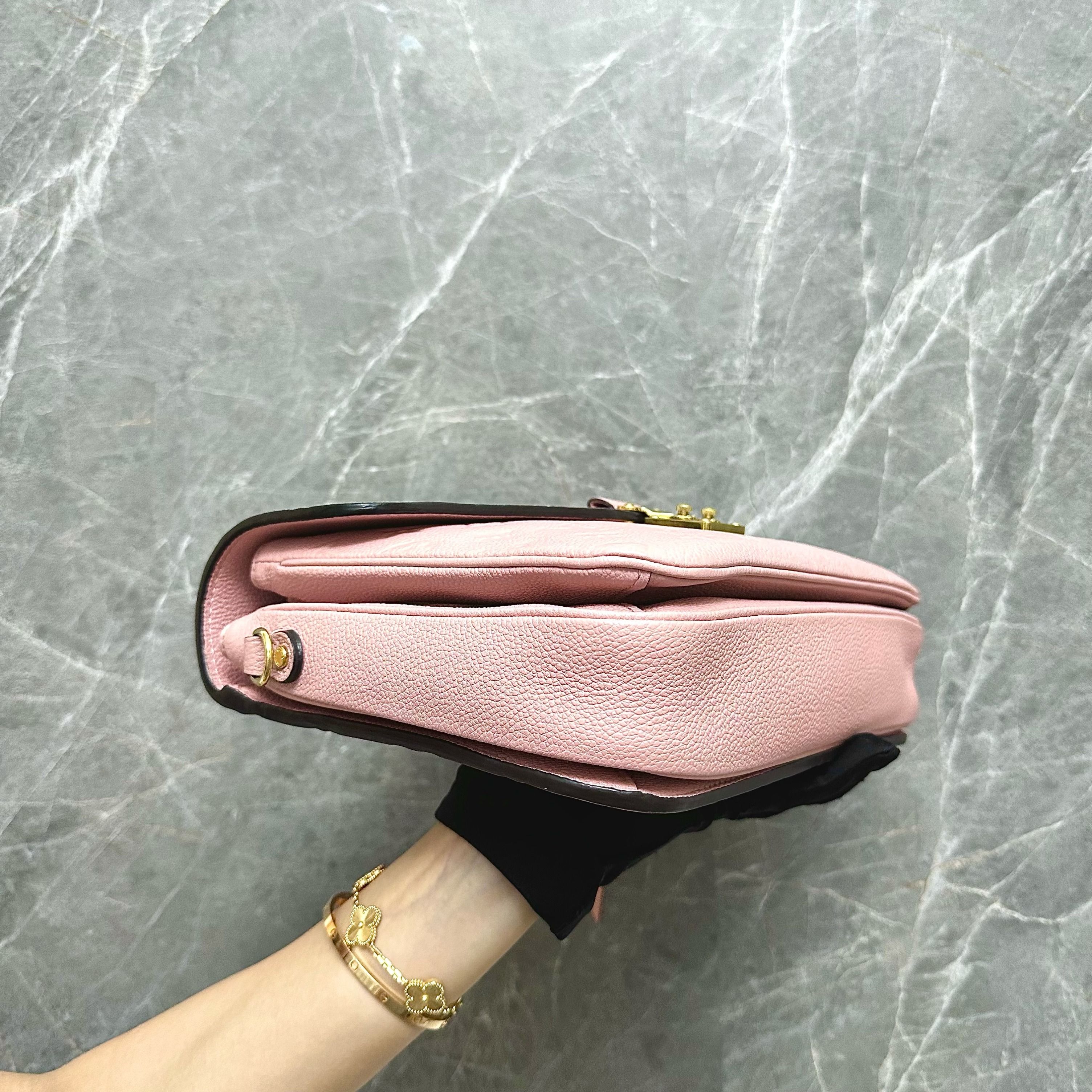 LV Pochette Metis Sakura Pink Calfskin GHW - Luxury Evermore