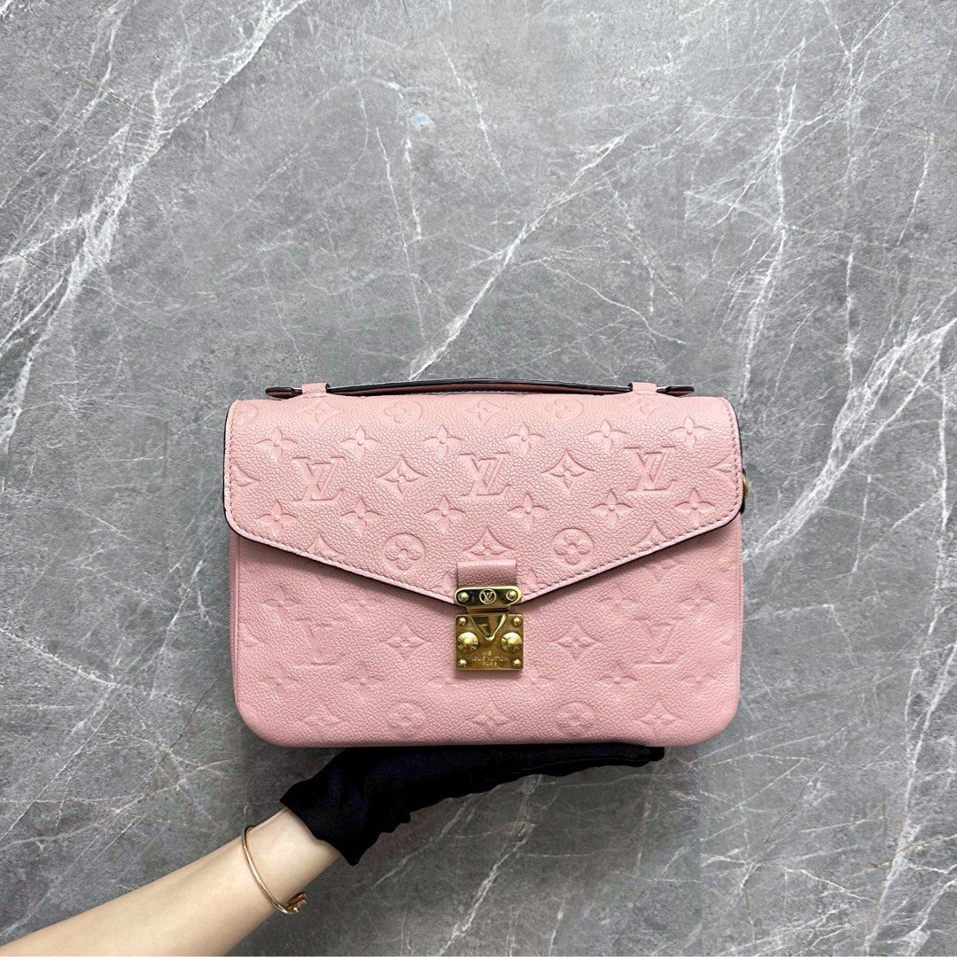 LV Pochette Metis Sakura Pink Calfskin GHW - Luxury Evermore