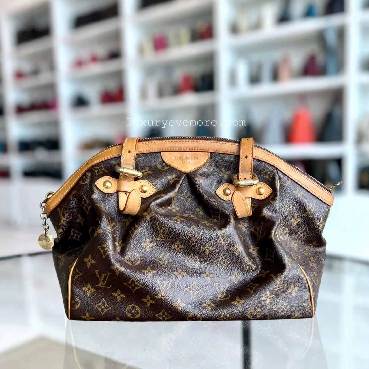 LV Tivoli PM Canvas Monogram Top Handle Louis Vuitton - Luxury Evermore