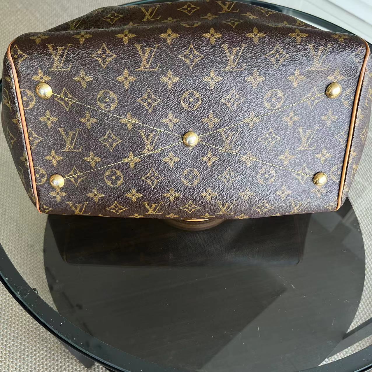 LV Tivoli PM Canvas Monogram Top Handle Louis Vuitton - Luxury Evermore