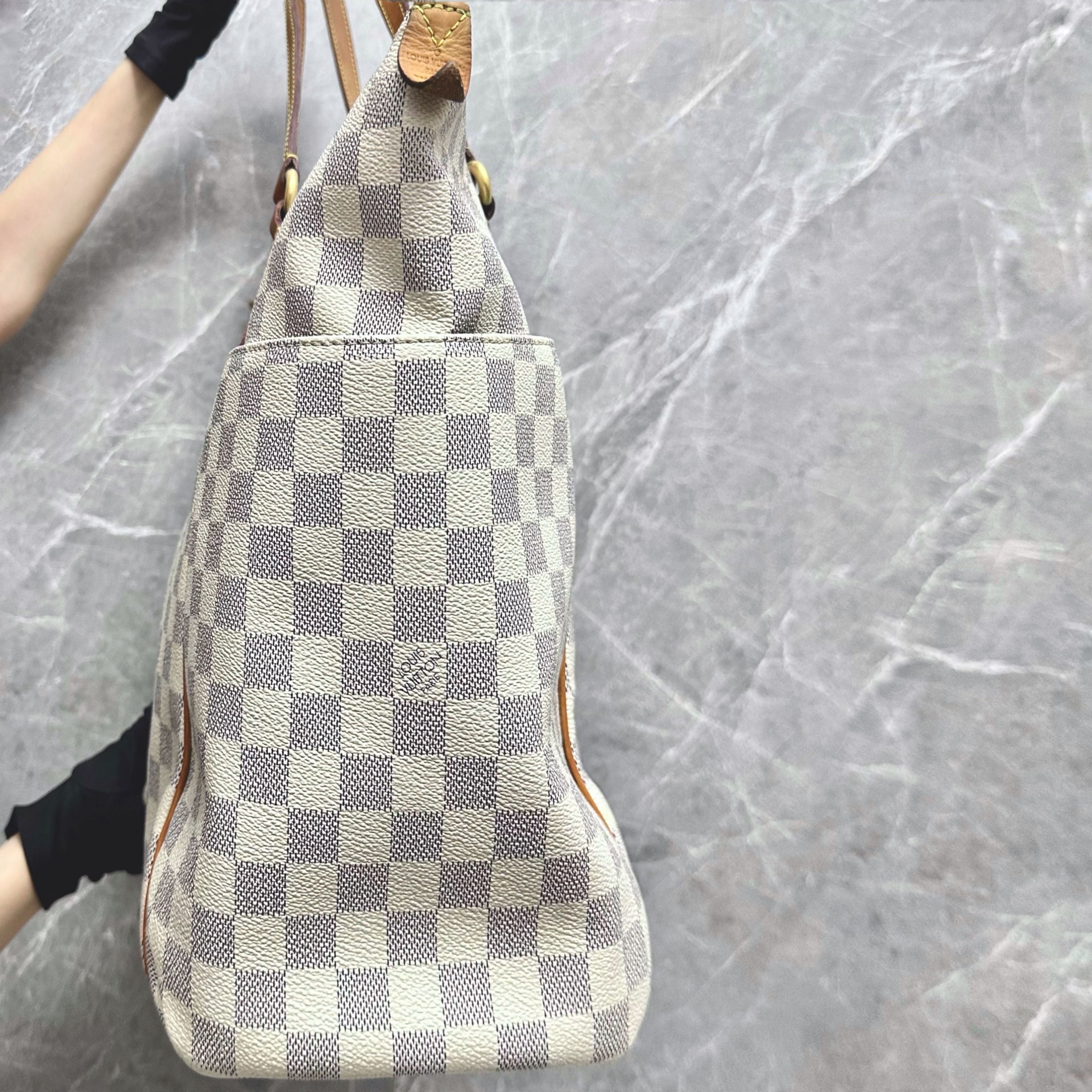 LV Totally GM Damier Azuer Tote Bag Canvas Louis Vuitton - Luxury Evermore