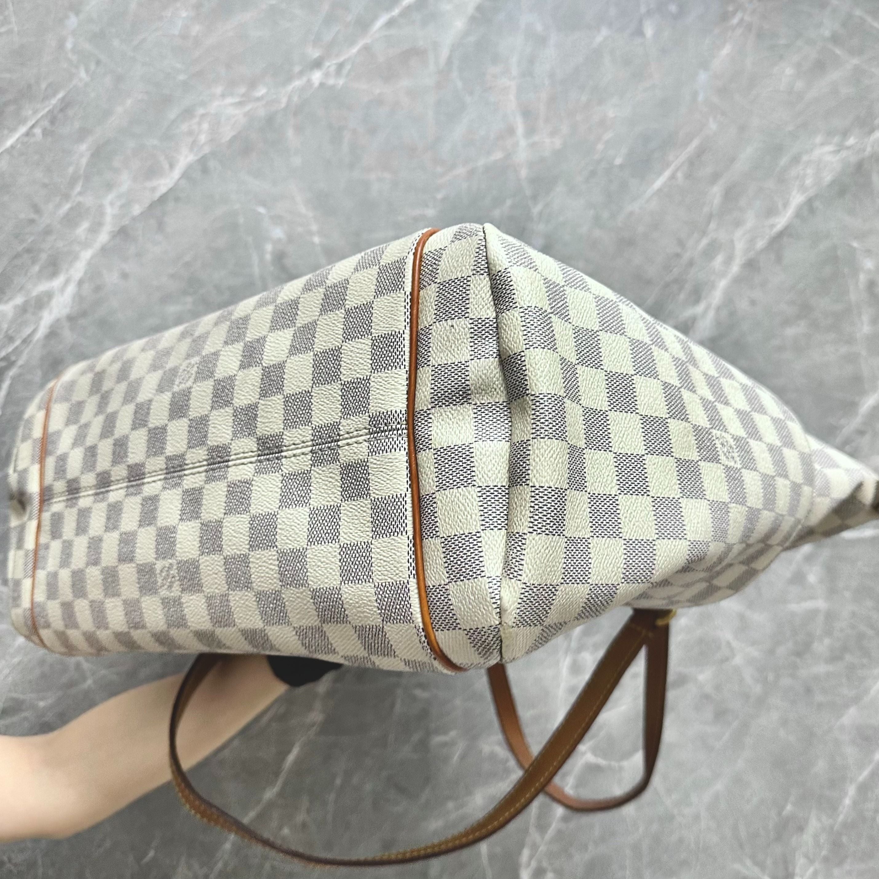 LV Totally GM Damier Azuer Tote Bag Canvas Louis Vuitton - Luxury Evermore