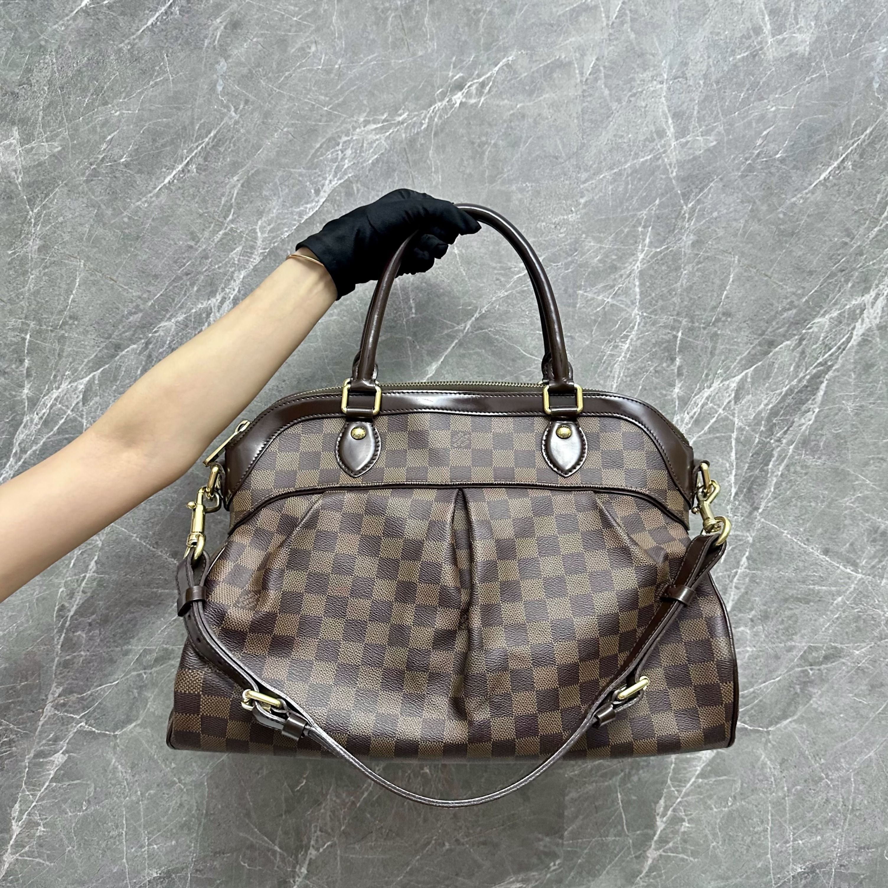 LV Trevi GM Damier Ebene Shoulder Bag - Luxury Evermore