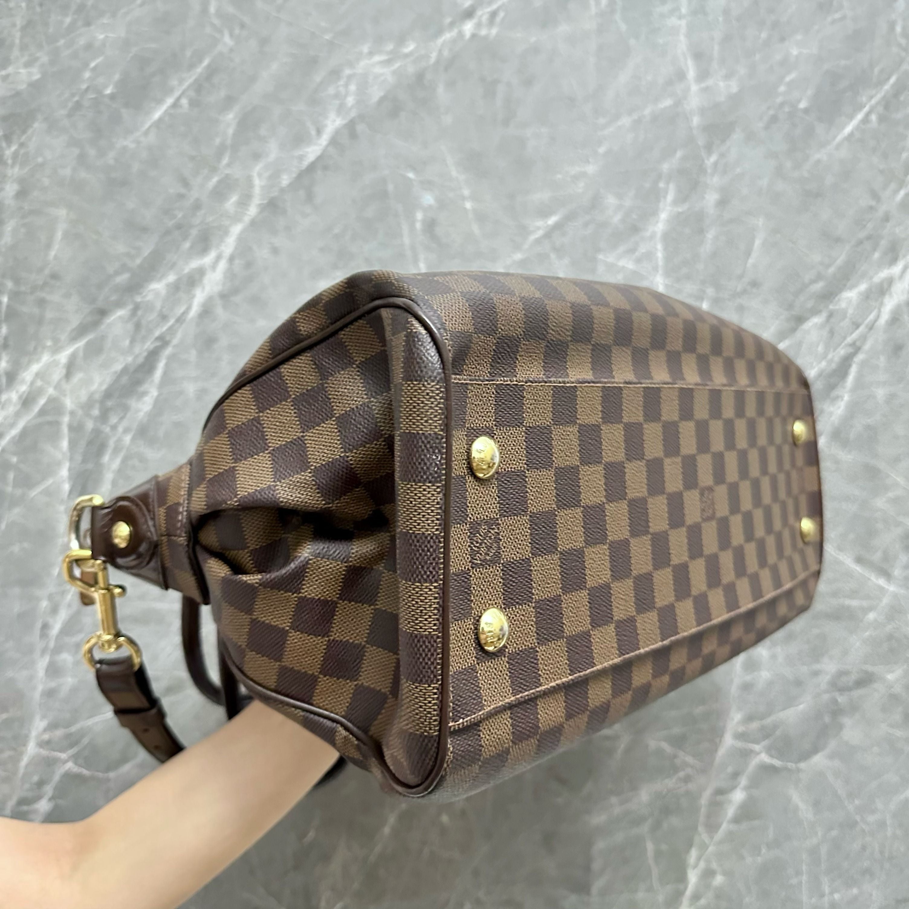 LV Trevi GM Damier Ebene Shoulder Bag - Luxury Evermore