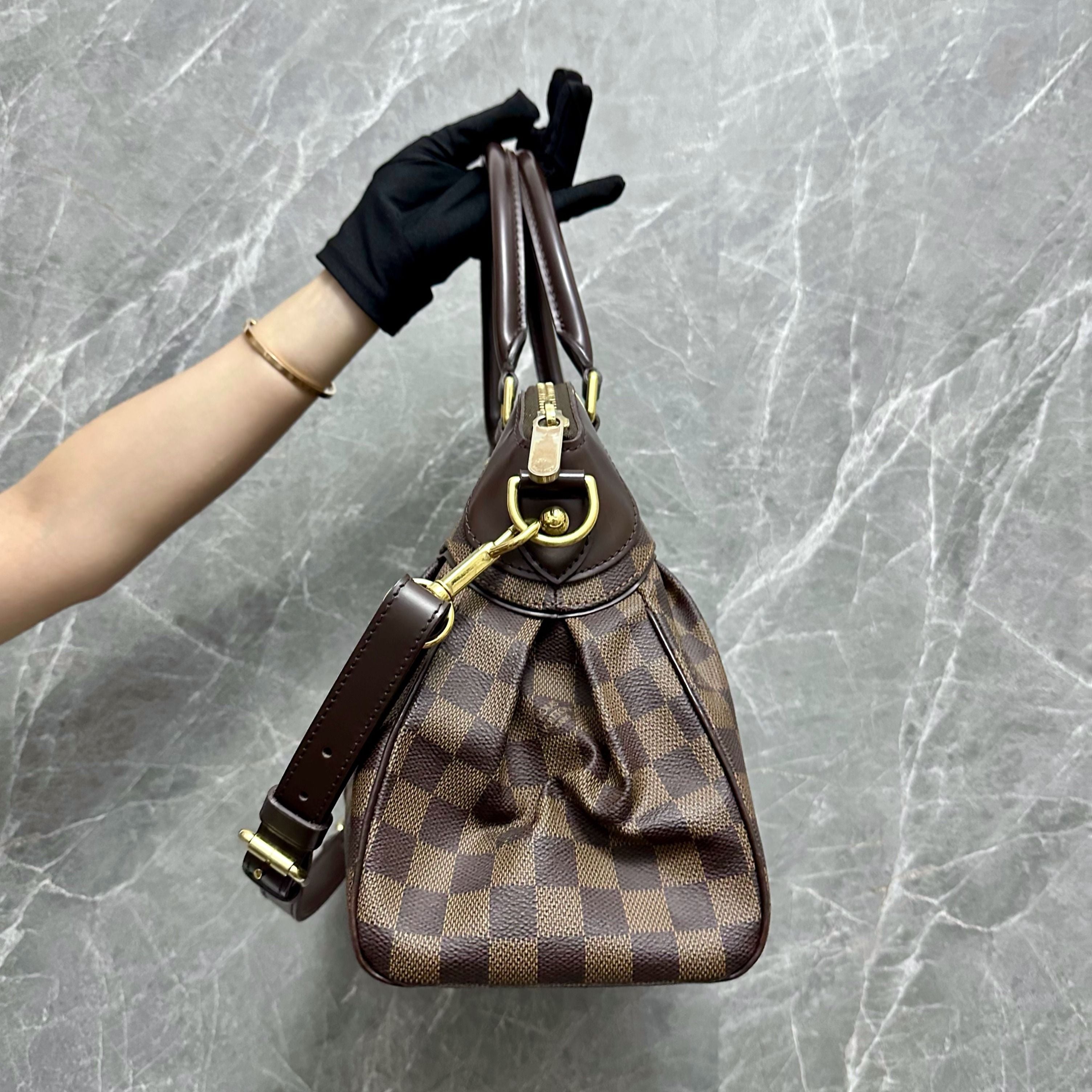 LV Trevi PM Damiar Ebene Shoulder Bag - Luxury Evermore