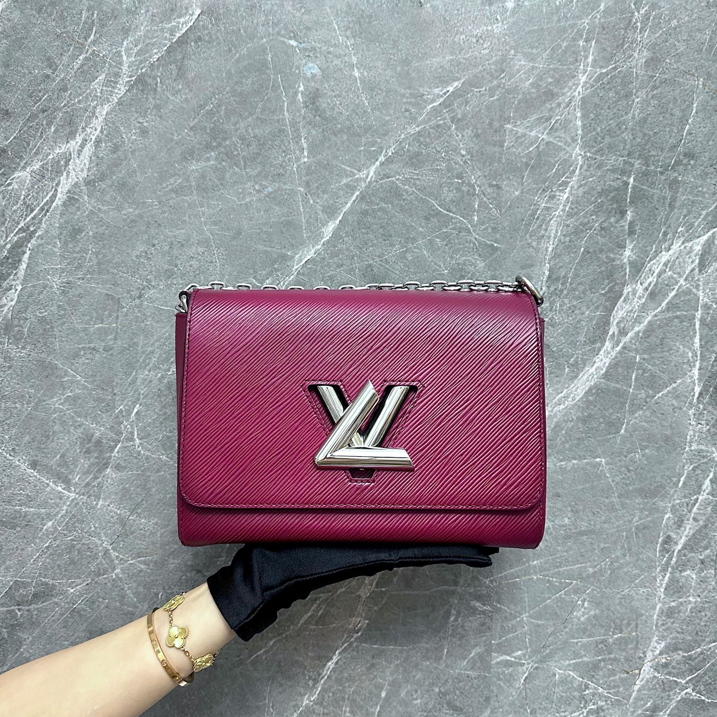 LV Twist MM EPI Leather Burgundy SHW - Luxury Evermore