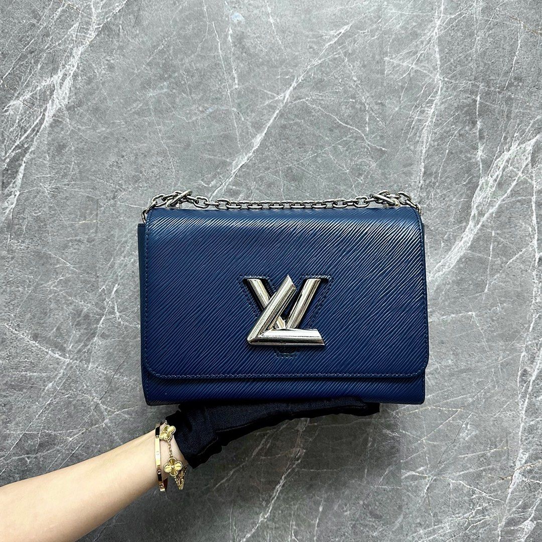 LV Twist MM Epi Leather Dark Blue SHW - Luxury Evermore