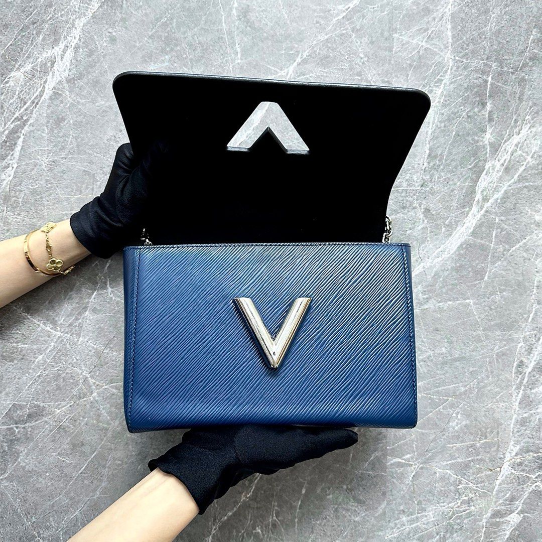 LV Twist MM Epi Leather Dark Blue SHW - Luxury Evermore