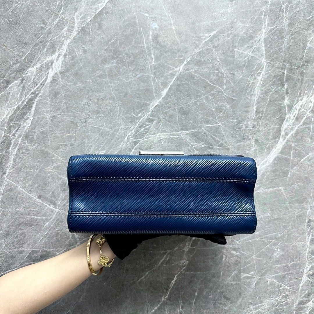 LV Twist MM Epi Leather Dark Blue SHW - Luxury Evermore