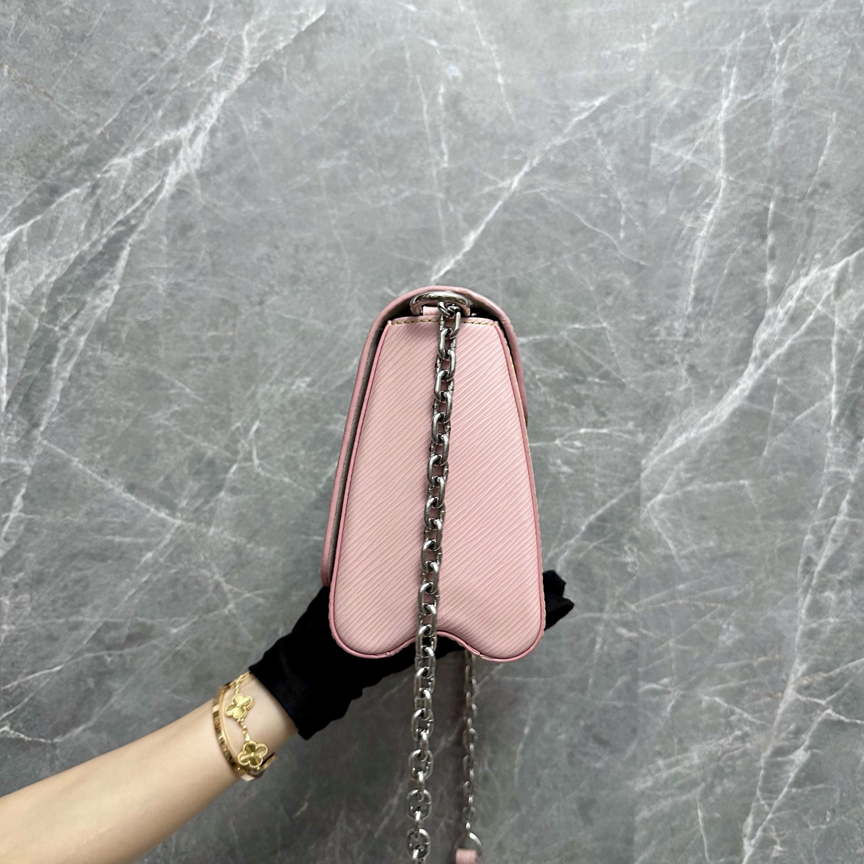 LV Twist MM EPI Leather Pink SHW - Luxury Evermore