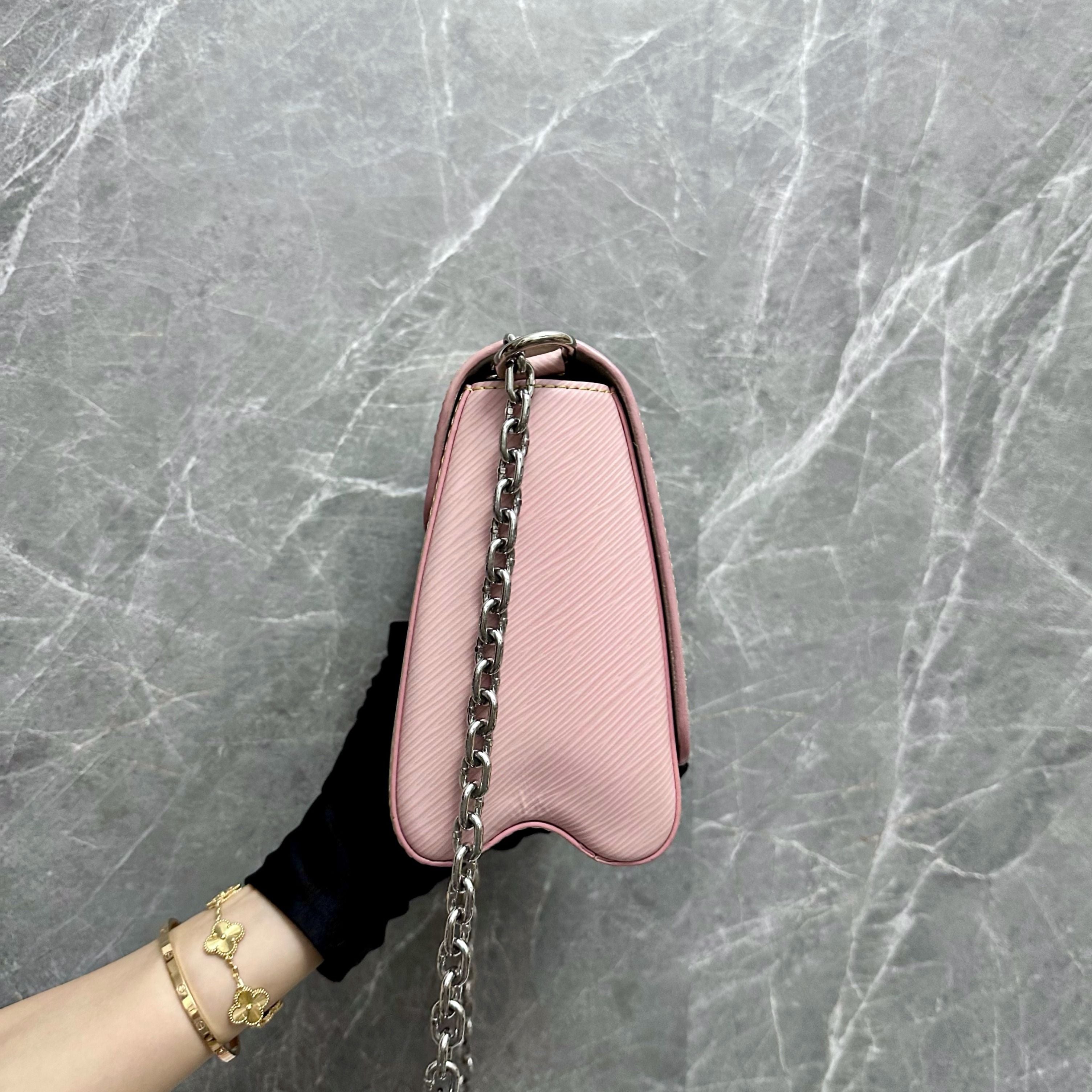 LV Twist MM EPI Leather Pink SHW - Luxury Evermore