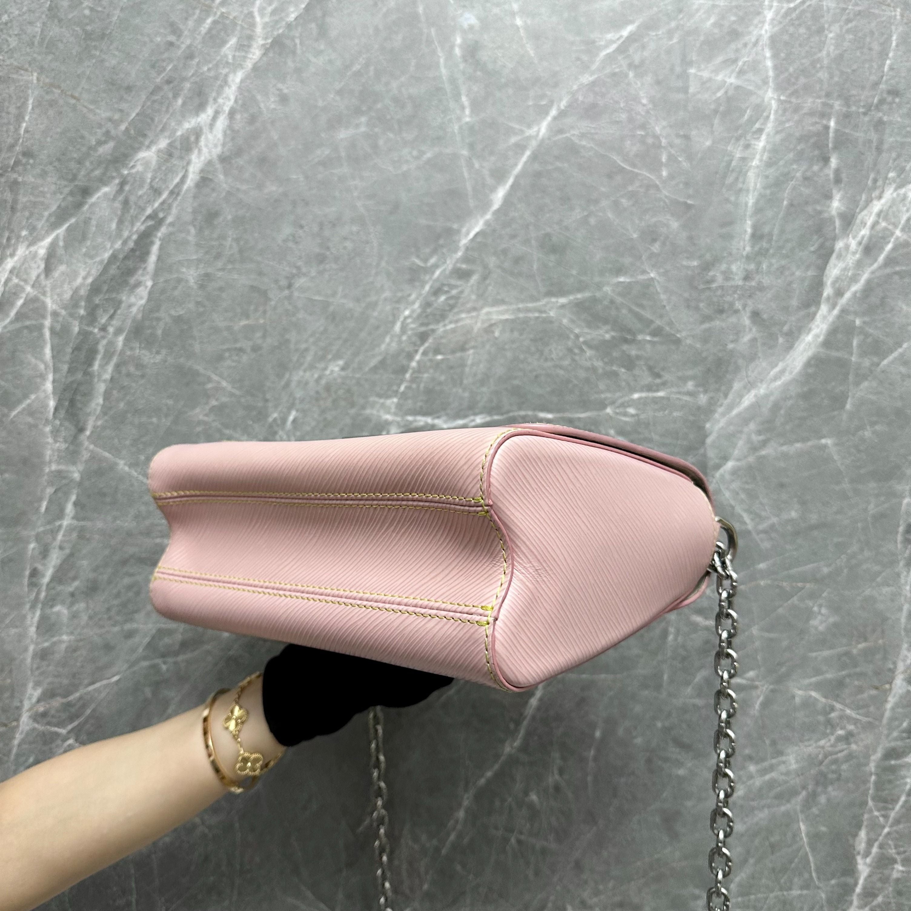 LV Twist MM EPI Leather Pink SHW - Luxury Evermore