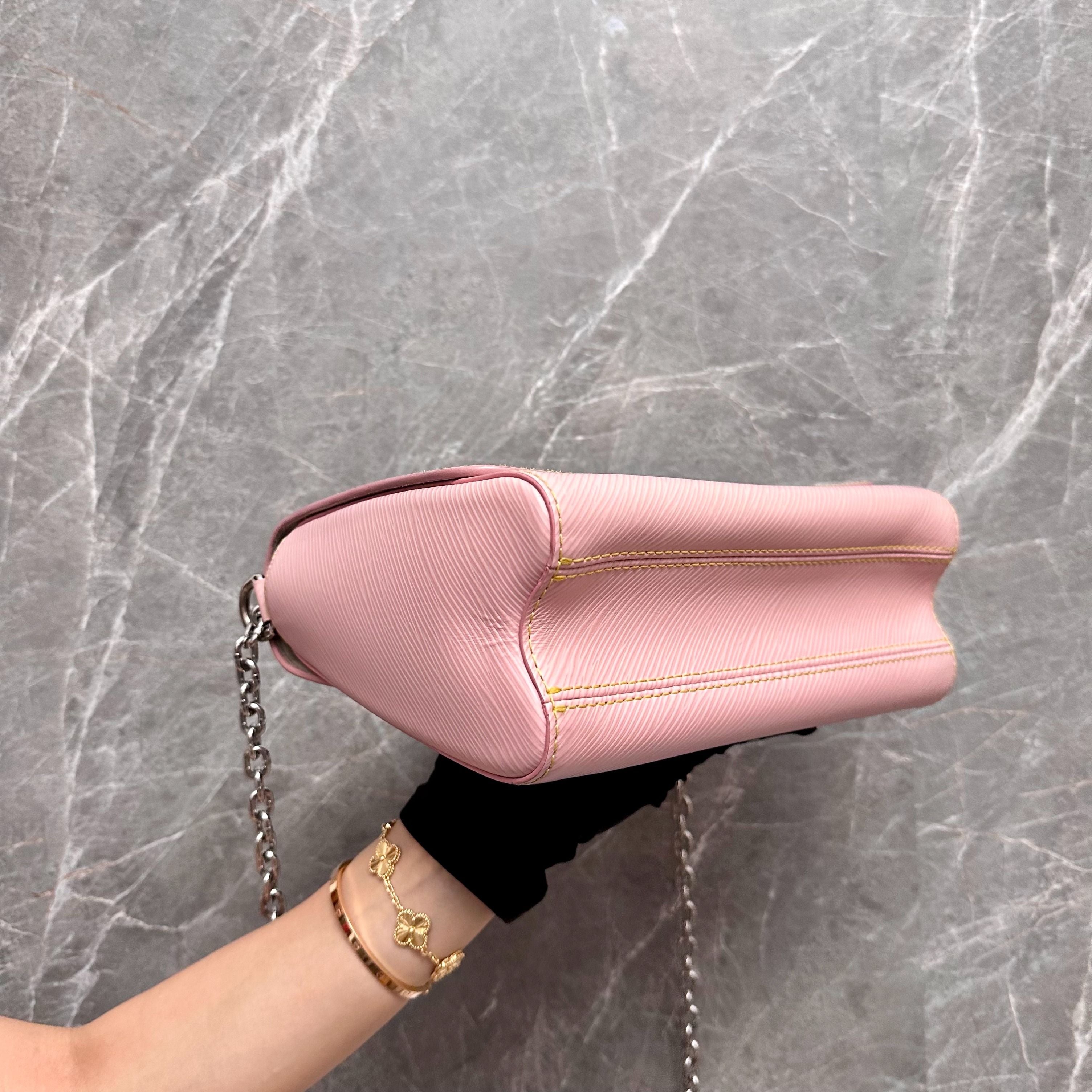 LV Twist MM EPI Leather Pink SHW - Luxury Evermore