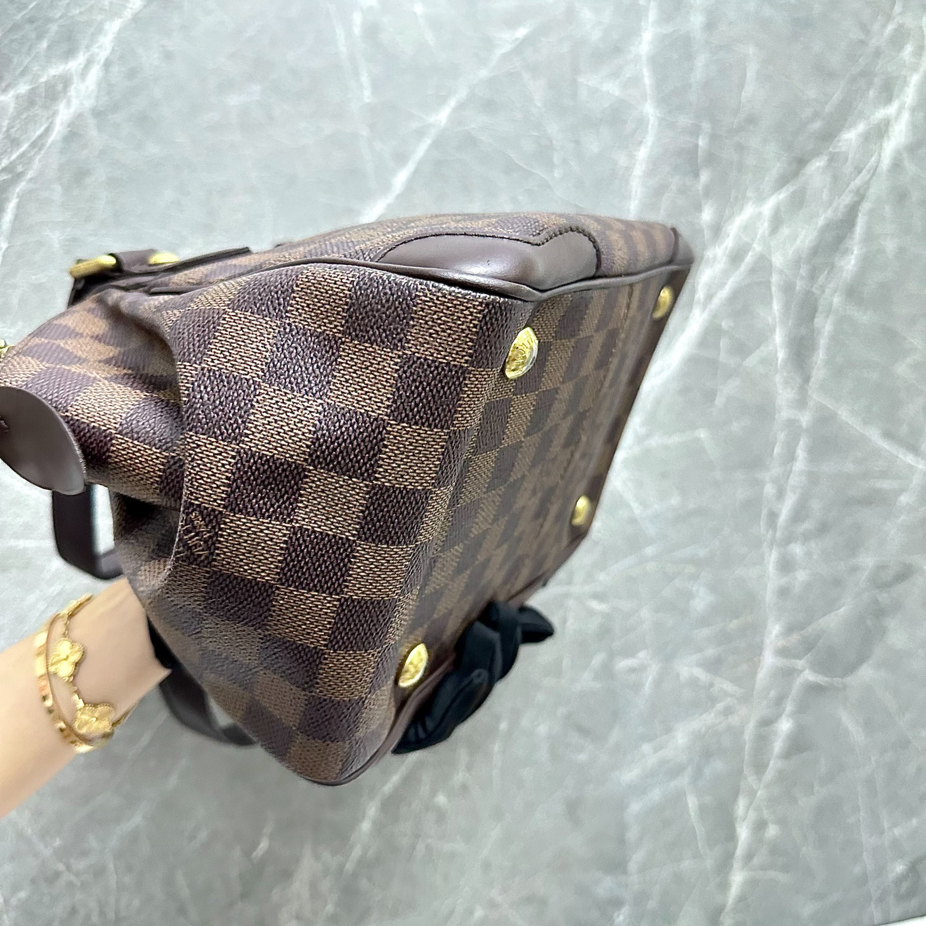 LV Verona PM Damiar Ebene Shoulder Bag - Luxury Evermore