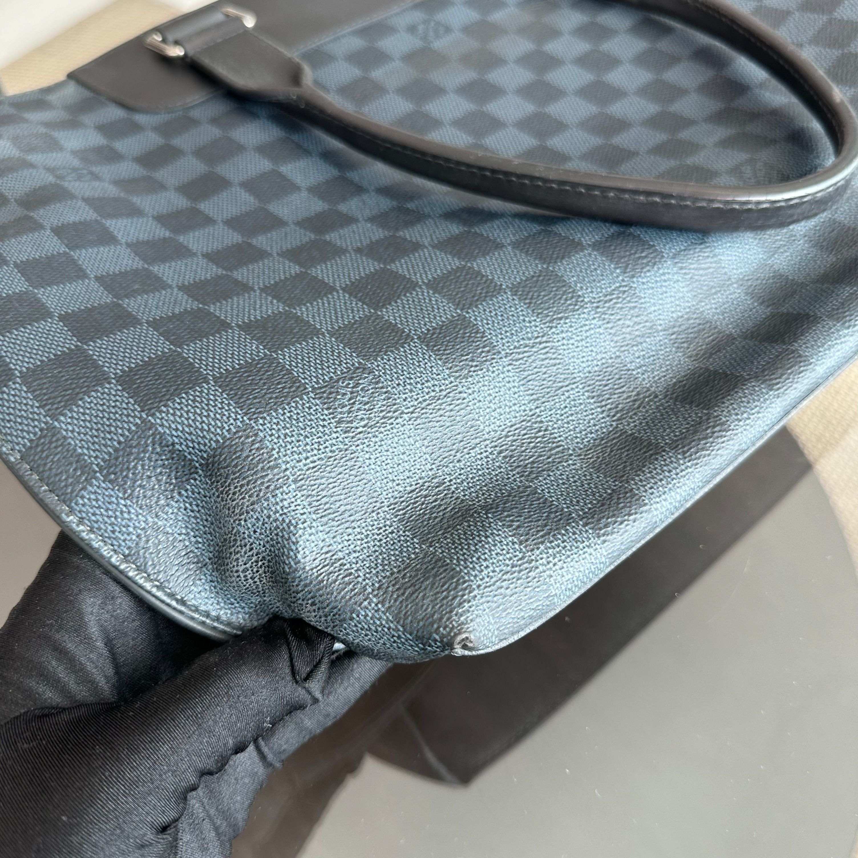 LV Louis Vuitton Cabas Voyage Damier Shoulder Tote Bag