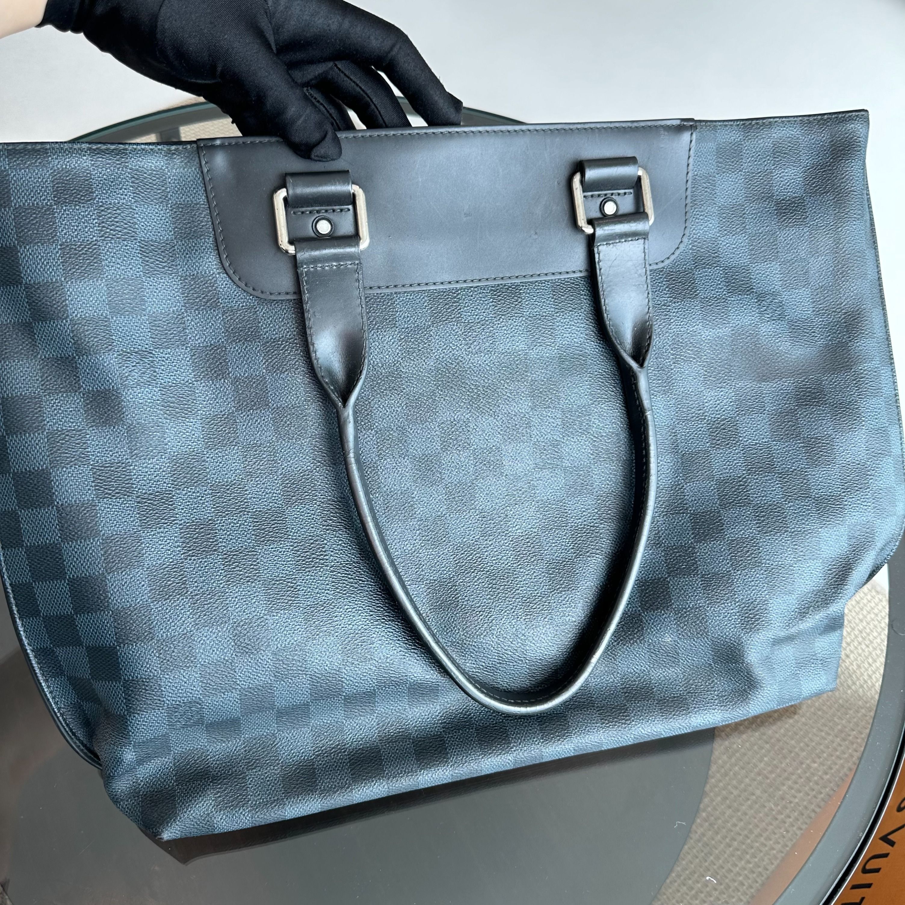 LV Louis Vuitton Cabas Voyage Damier Shoulder Tote Bag